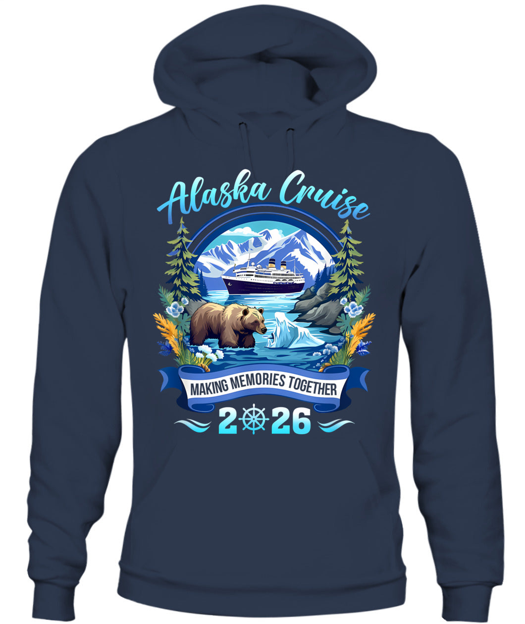 Matching Family Friends And Group Alaskan Alaska Cruise 2026 T-Shirt