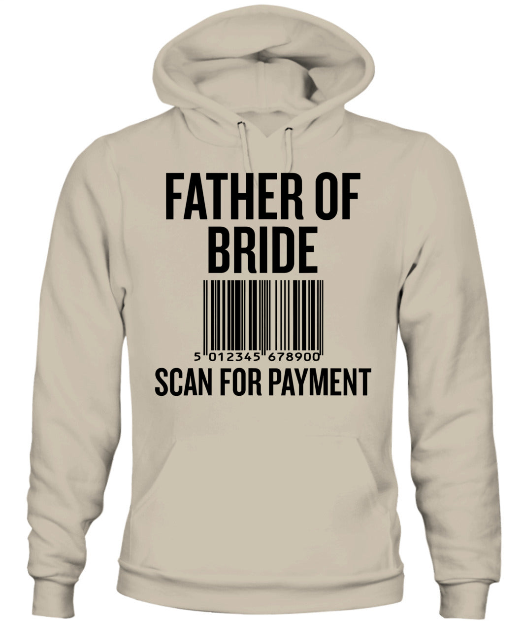 Father of Bride Scan for Payment Funny Wedding Preparation T-Shirt