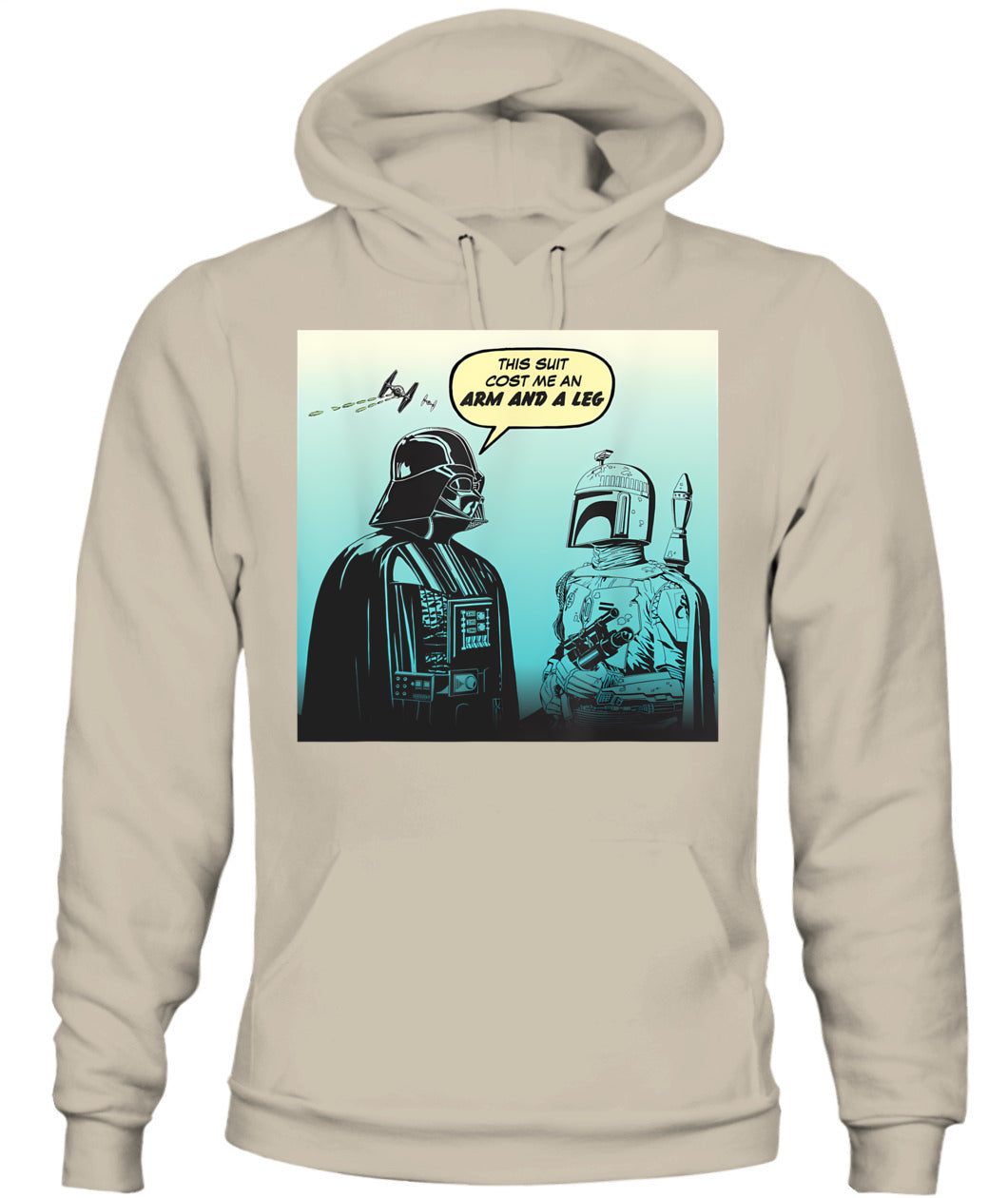 Star Wars Funny Darth Vader and Boba Fett Comic T-Shirt