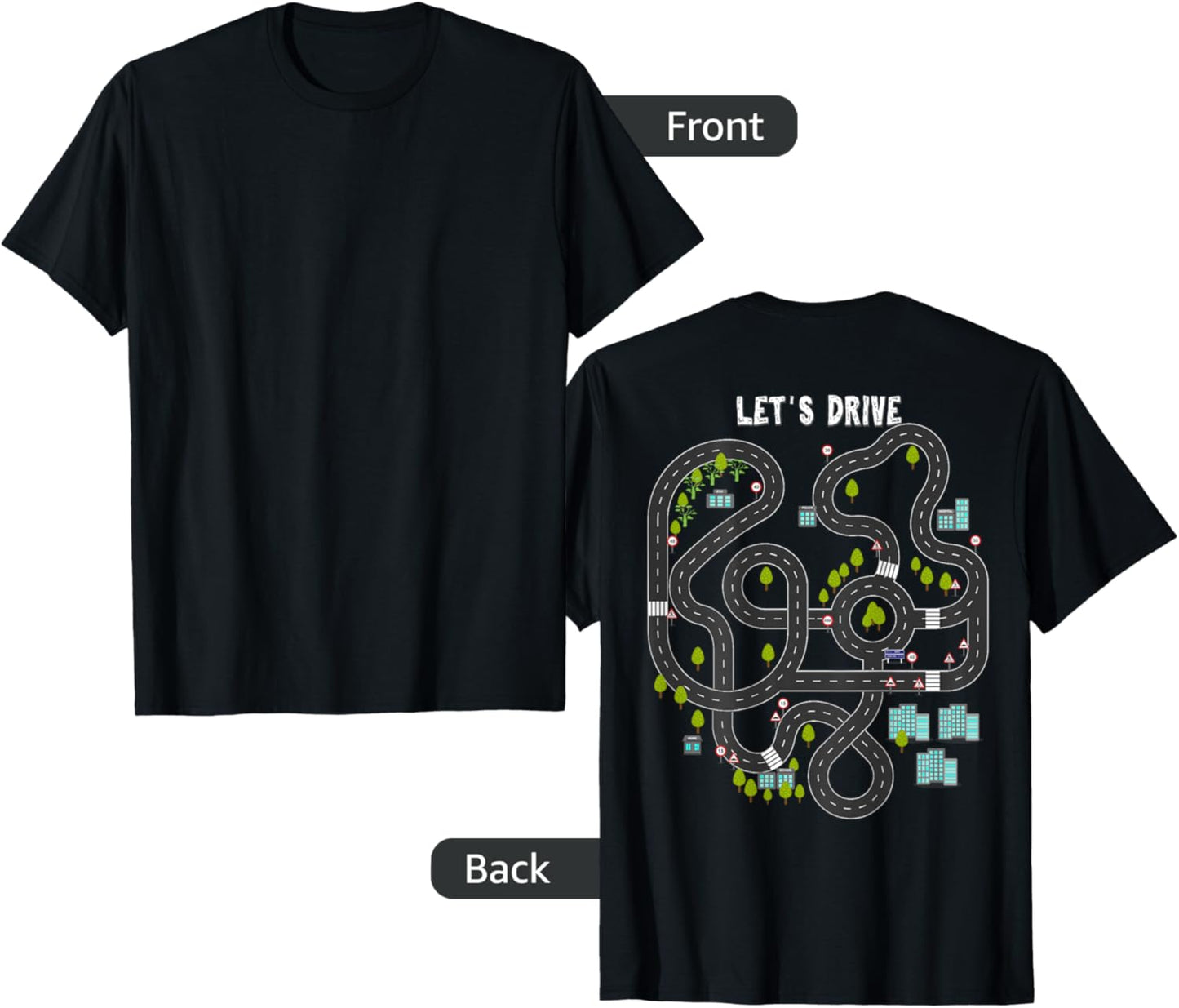 Play Cars on Daddys Back Gift for Dad Massage T-Shirt
