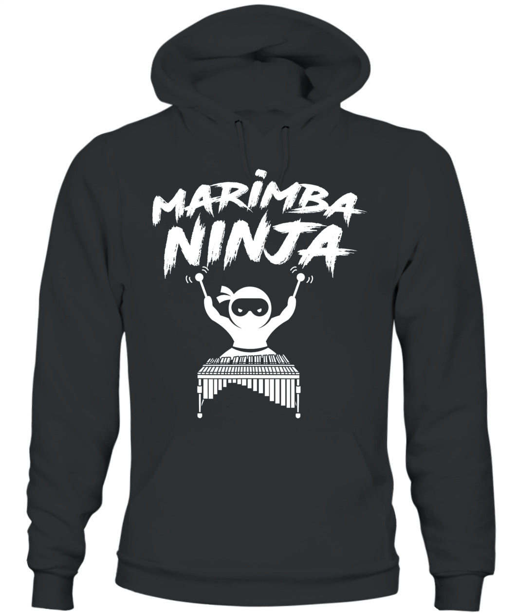 Marimba Ninja Funny Marching Band Percussion Gift Men Boys T-Shirt