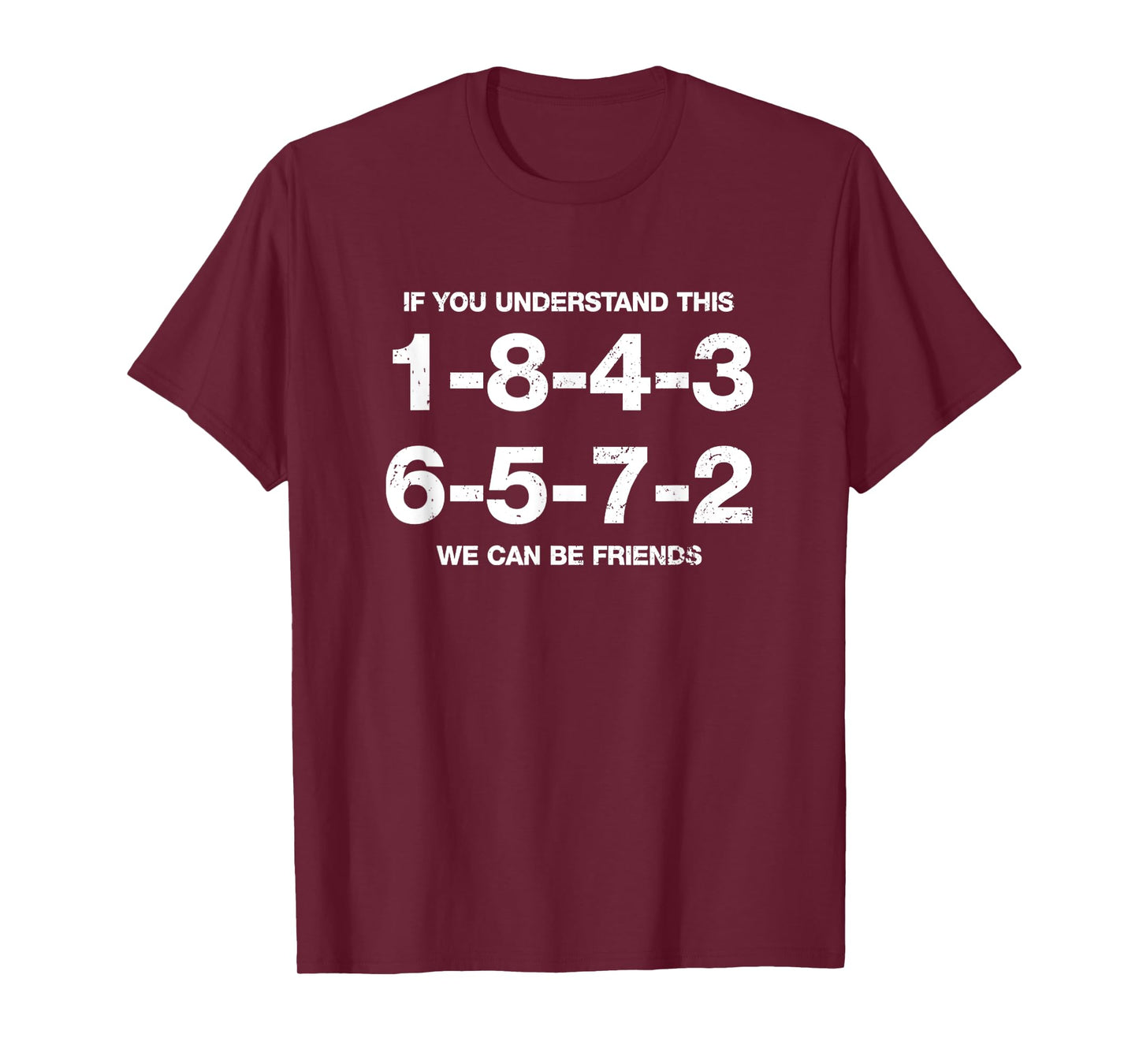 1 8 4 3 6 5 7 2 Firing Order Funny Offensive Car Engine T-Shirt