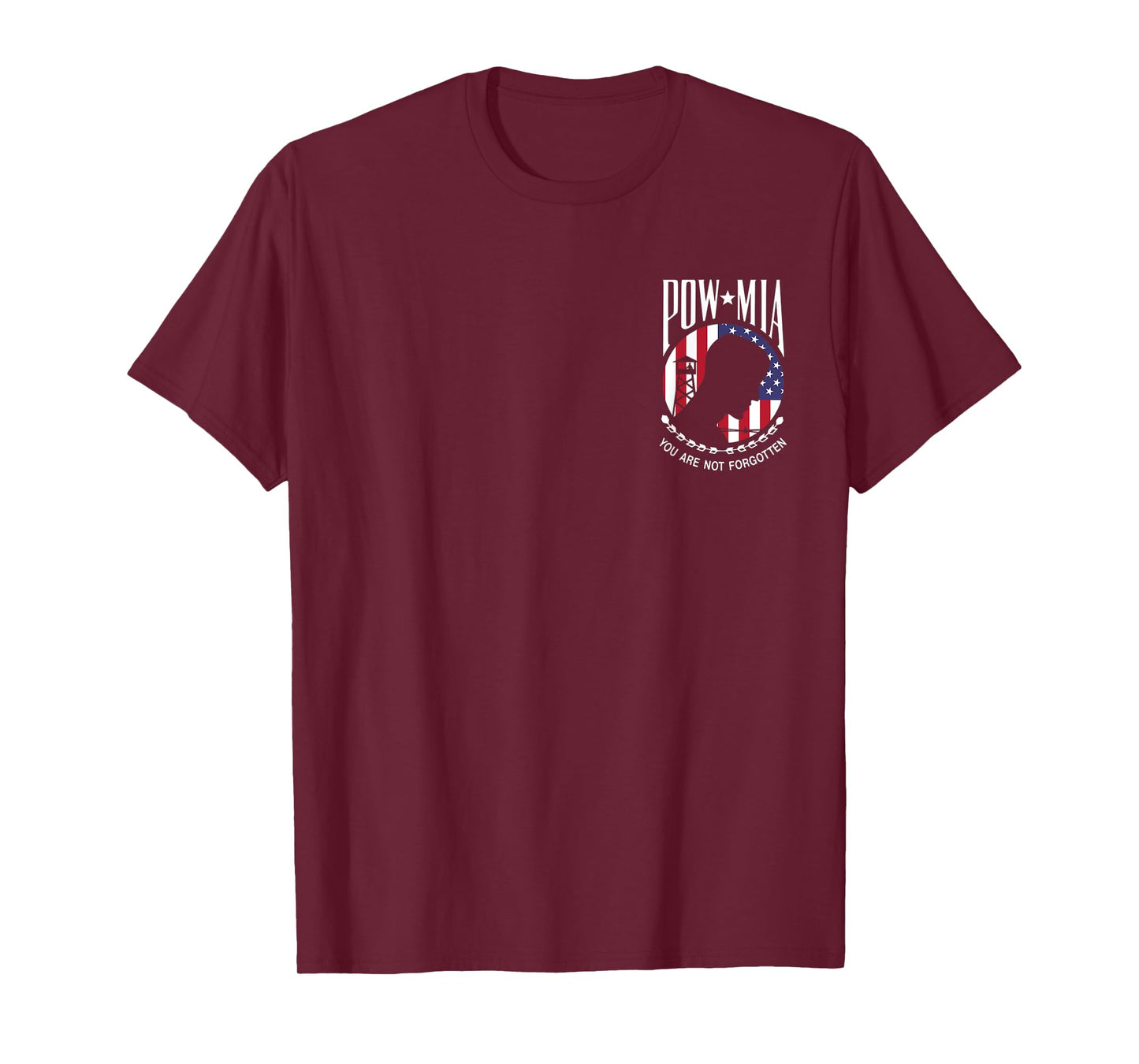 (2side) Pow Mia USA Flag You Are Not Forgotten T-Shirt