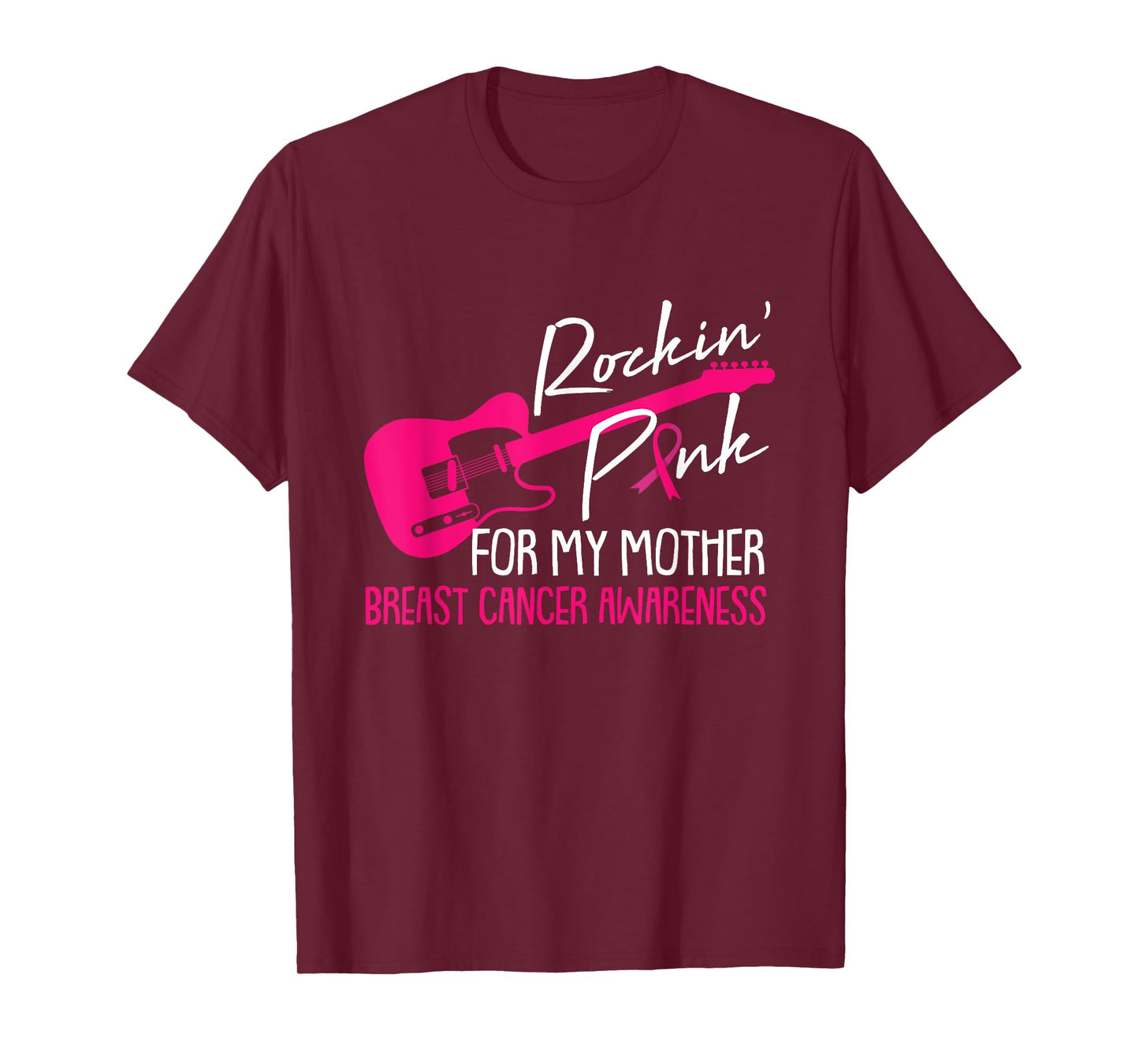 For My Mother Breast Cancer Awareness Pink Ribbon Warrior T-Shirt