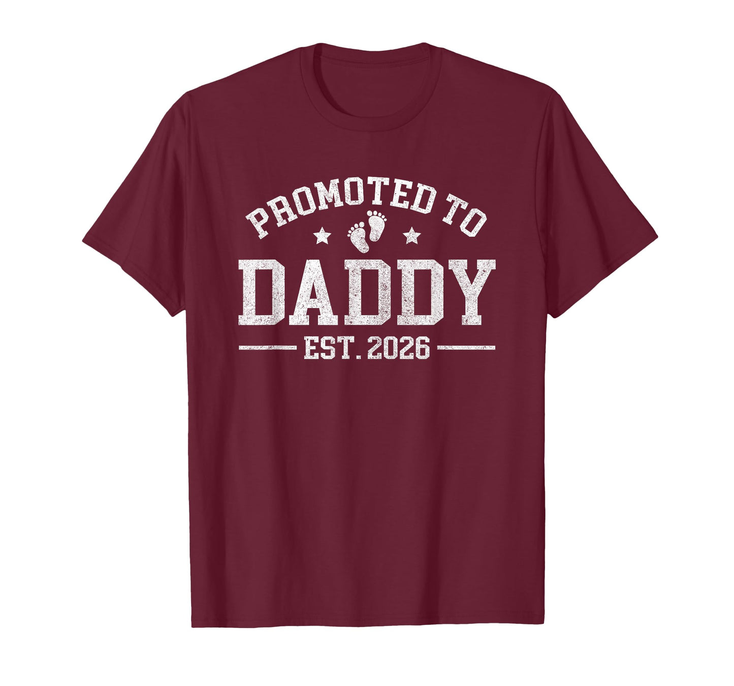 Promoted to Daddy est. 2026 Baby Announcement for New Dad T-Shirt