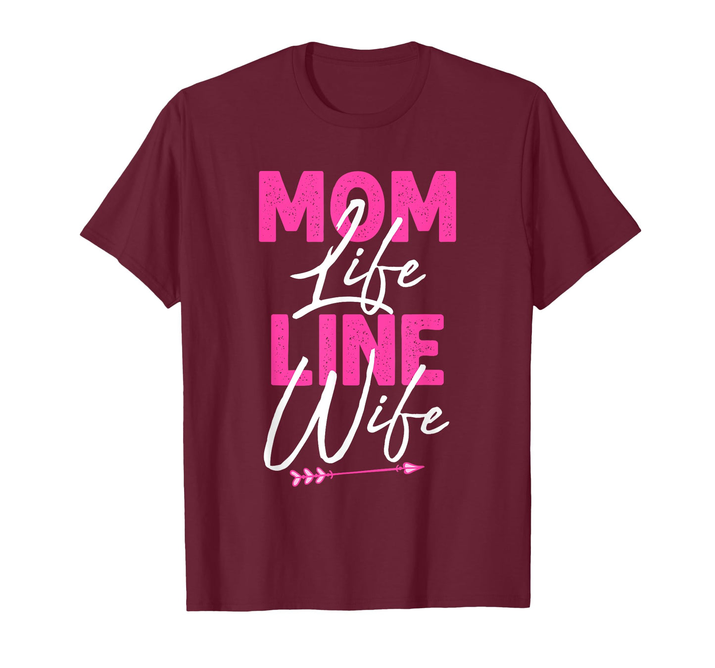 Funny Lineman Wife Design Lineman Lover Women Mom Linesman T-Shirt