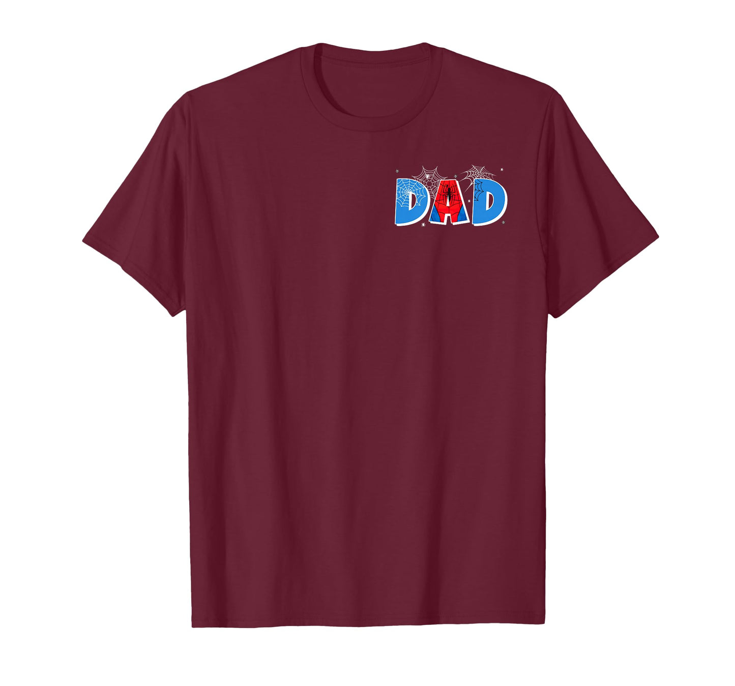 Funny Father Spider Web Dad Matching Family Birthday Boy T-Shirt