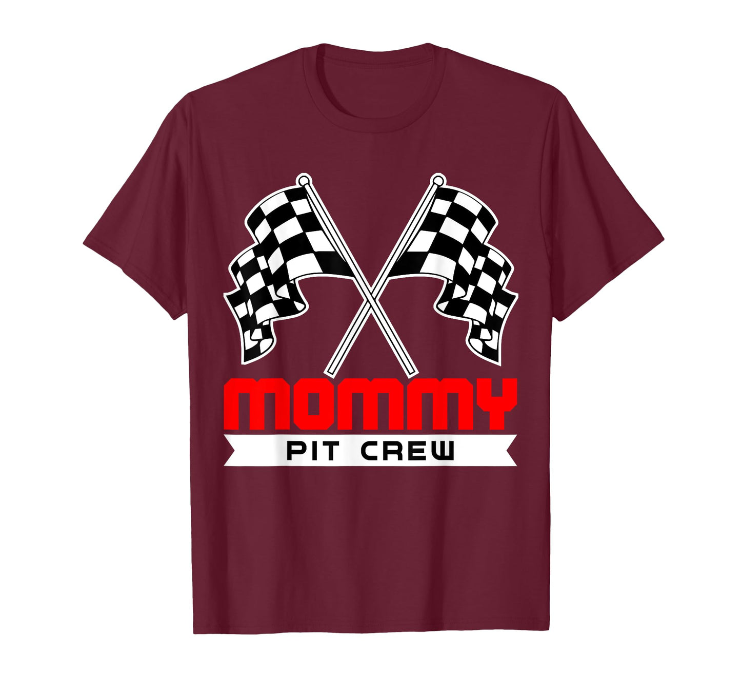 Pit Mom Crew Funny Mommy Racing Race Car Costume Women Gifts T-Shirt