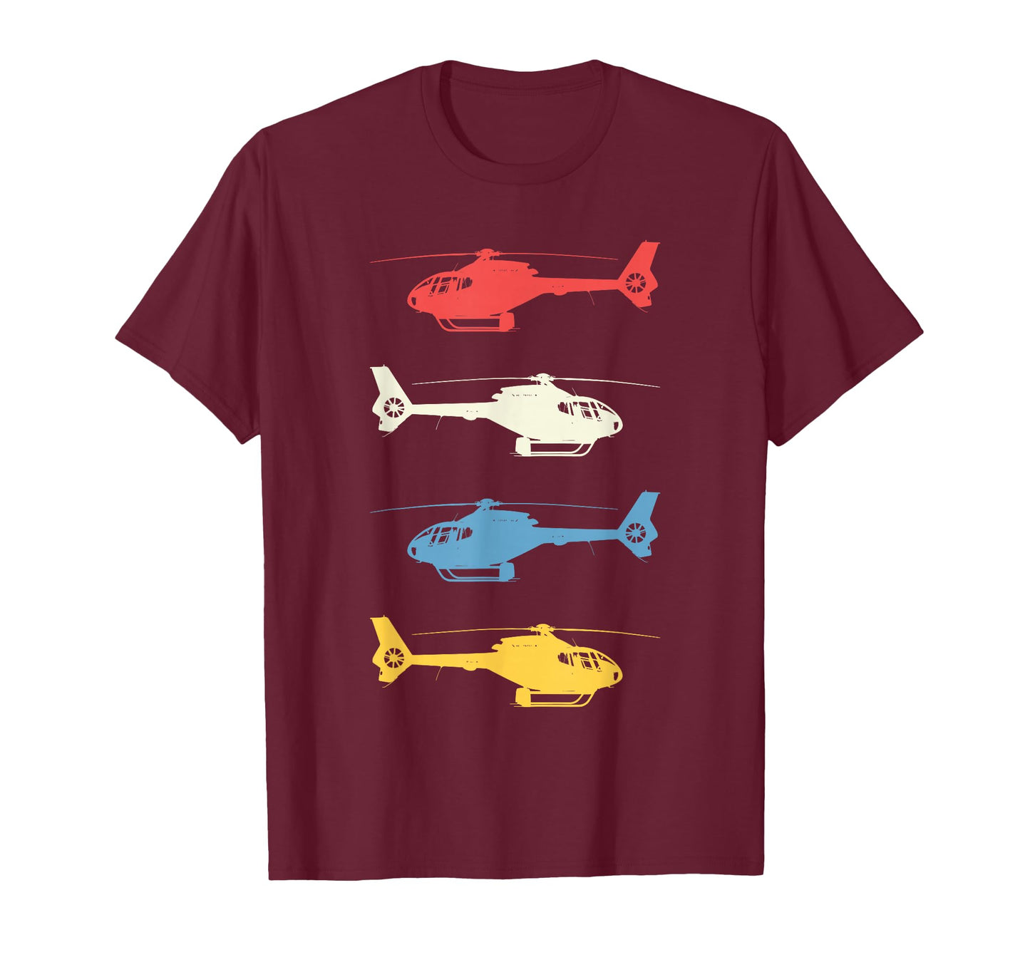 Helicopter Pilot Vintage Aviation Flying Helicopters Pilots T-Shirt