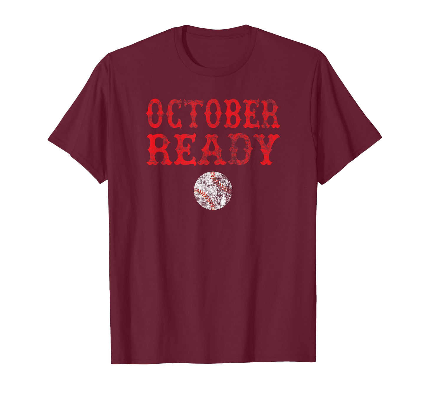 Vintage October Ready Playoff Baseball Shirt for Men Women T-Shirt