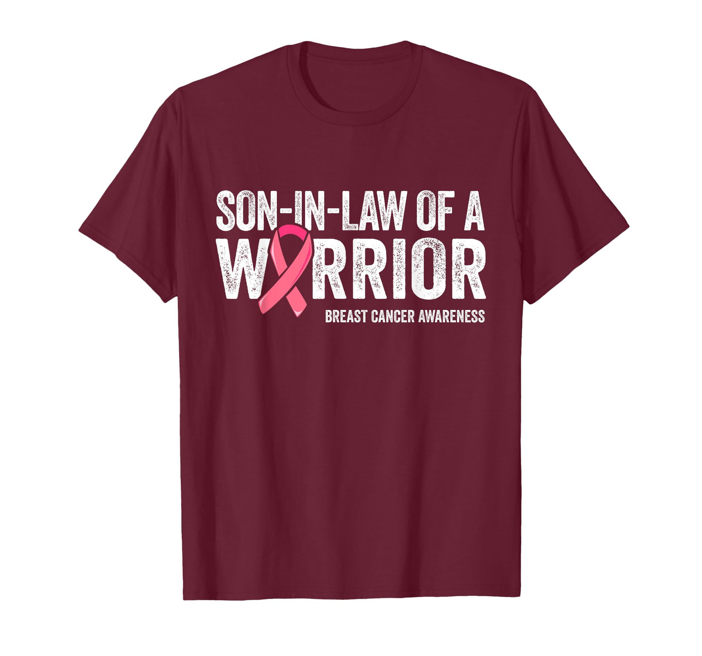 Son In Law Of A Warrior Shirt, Women Mom Breast Cancer Mom T-Shirt