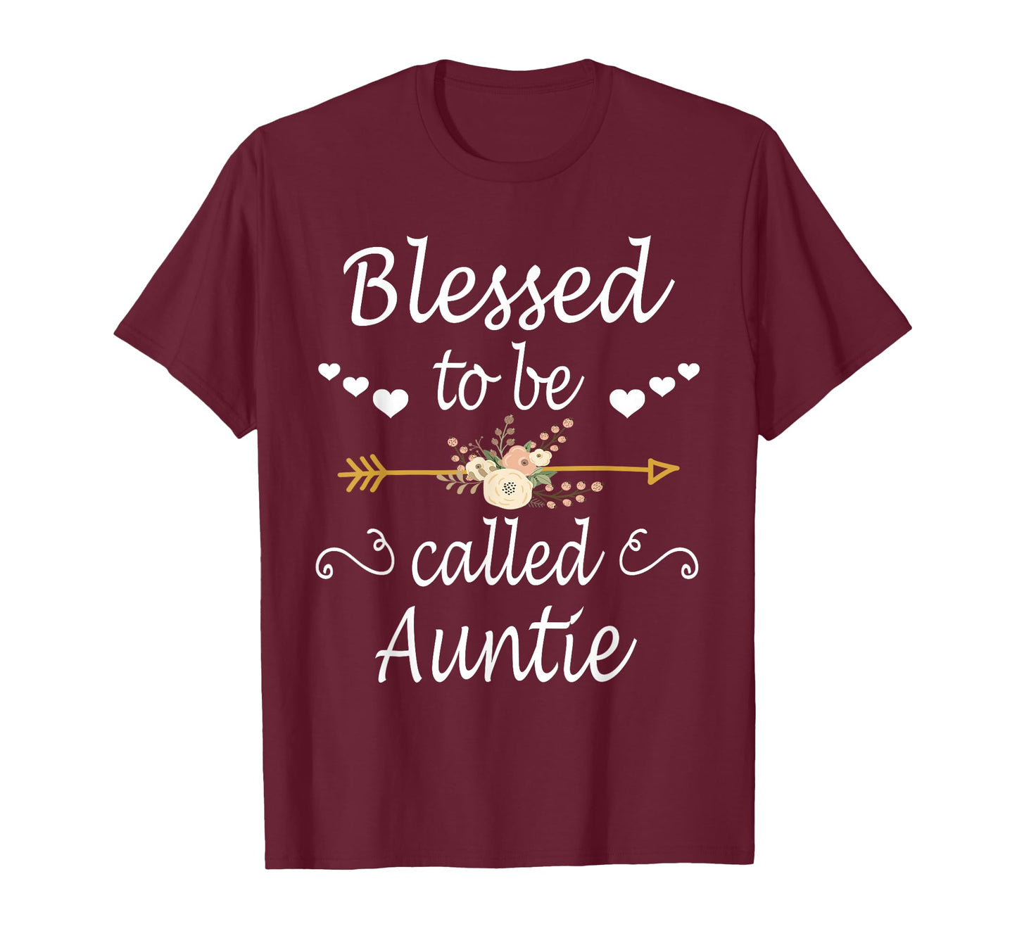 Blessed To Be Called Auntie Shirt Mothers Day Gifts T-Shirt