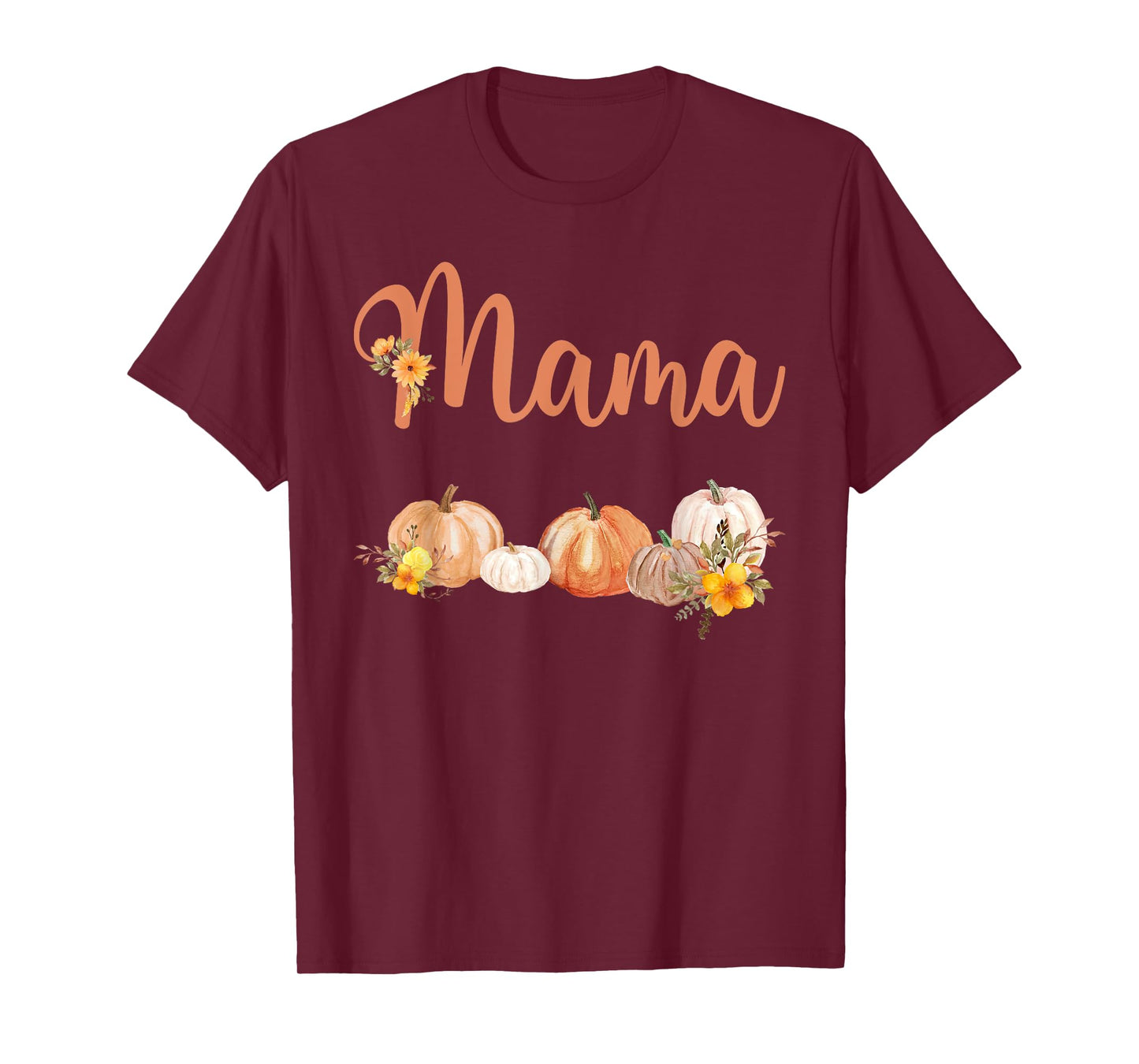 Mama of Little Pumpkin First Birthday Autumn Pumpkin T-Shirt