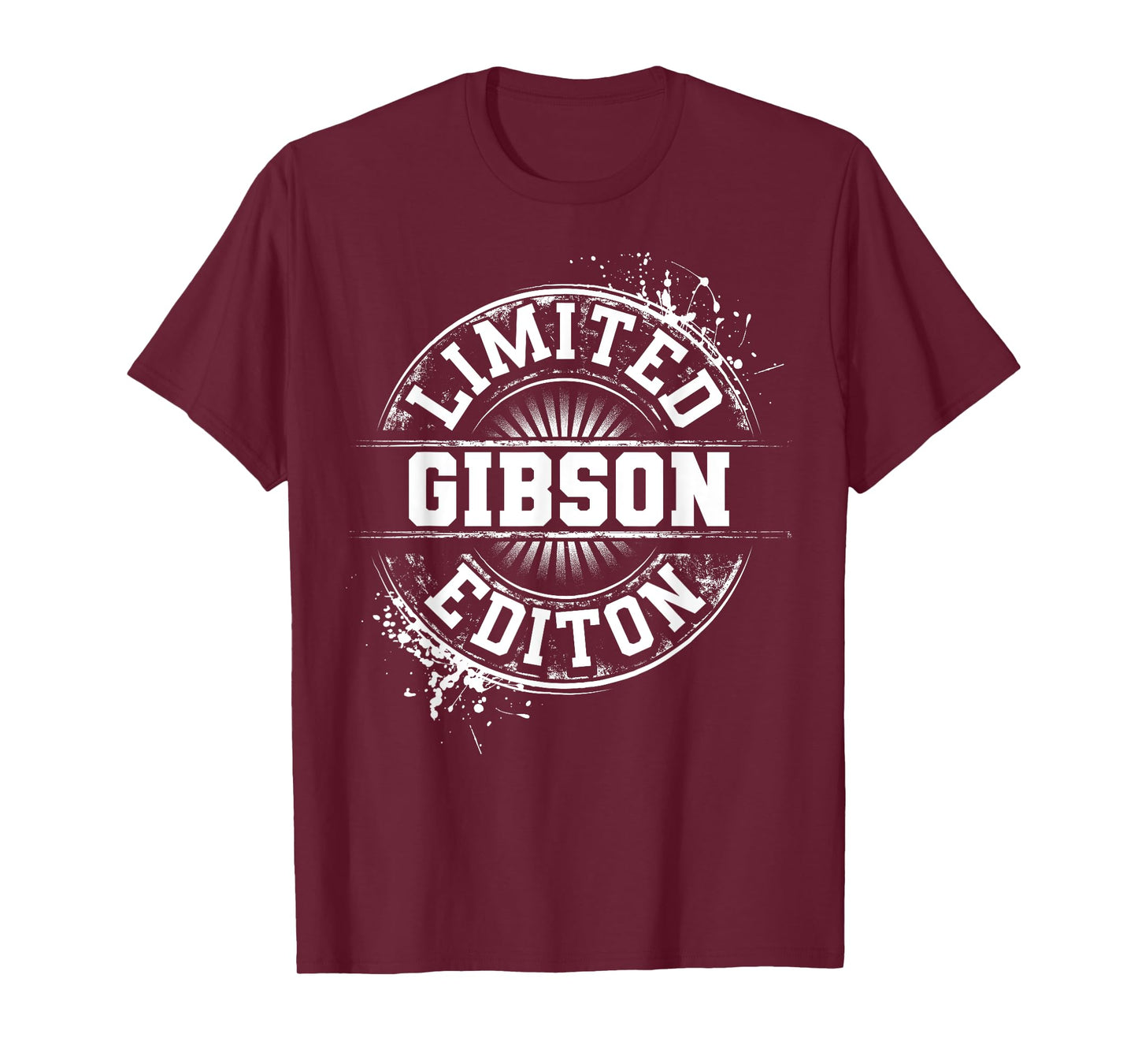 GIBSON Personalized Last Name Custom Lover Christmas Team T-Shirt