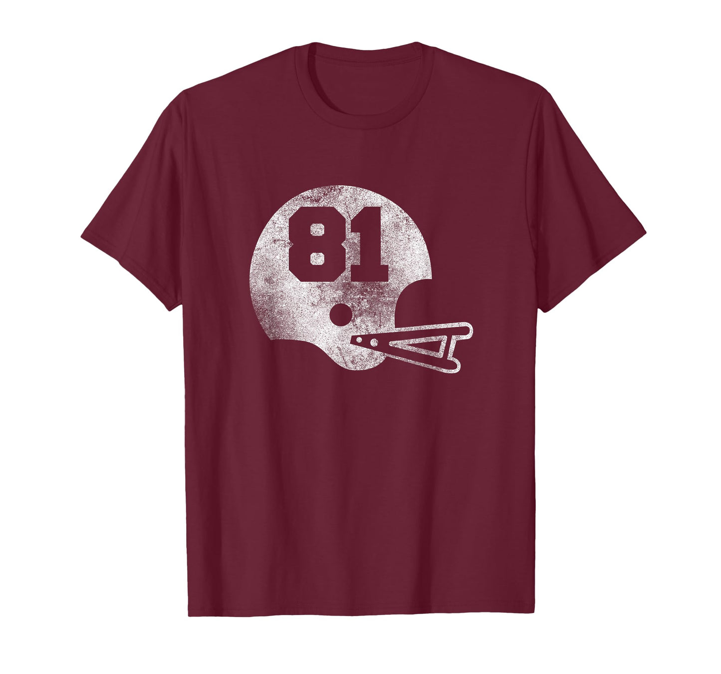Vintage Football Jersey Number 81 T-Shirt Player Number T-Shirt