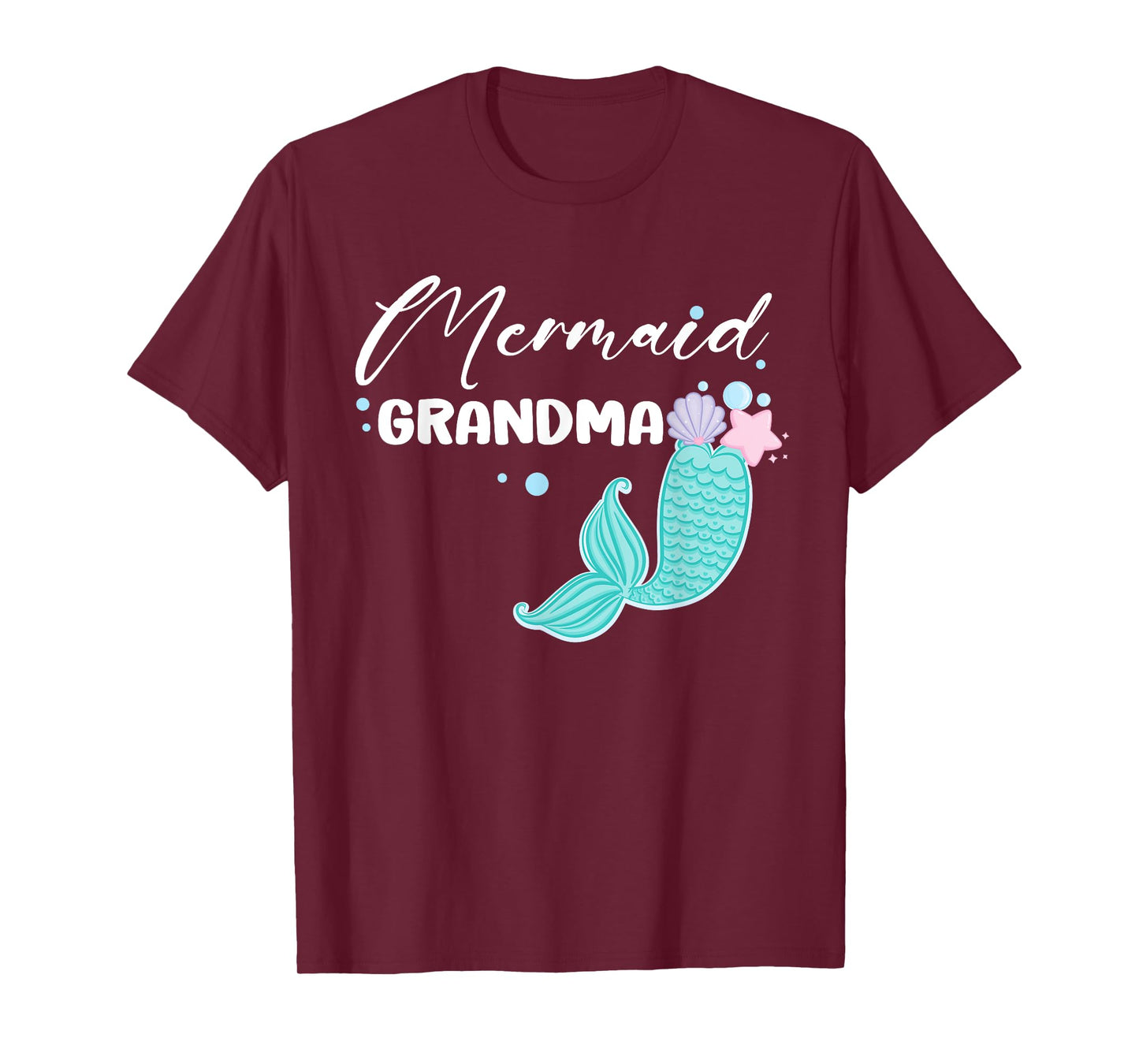 Funny Grandma Mermaid Matching Family Party Mother's Day T-Shirt