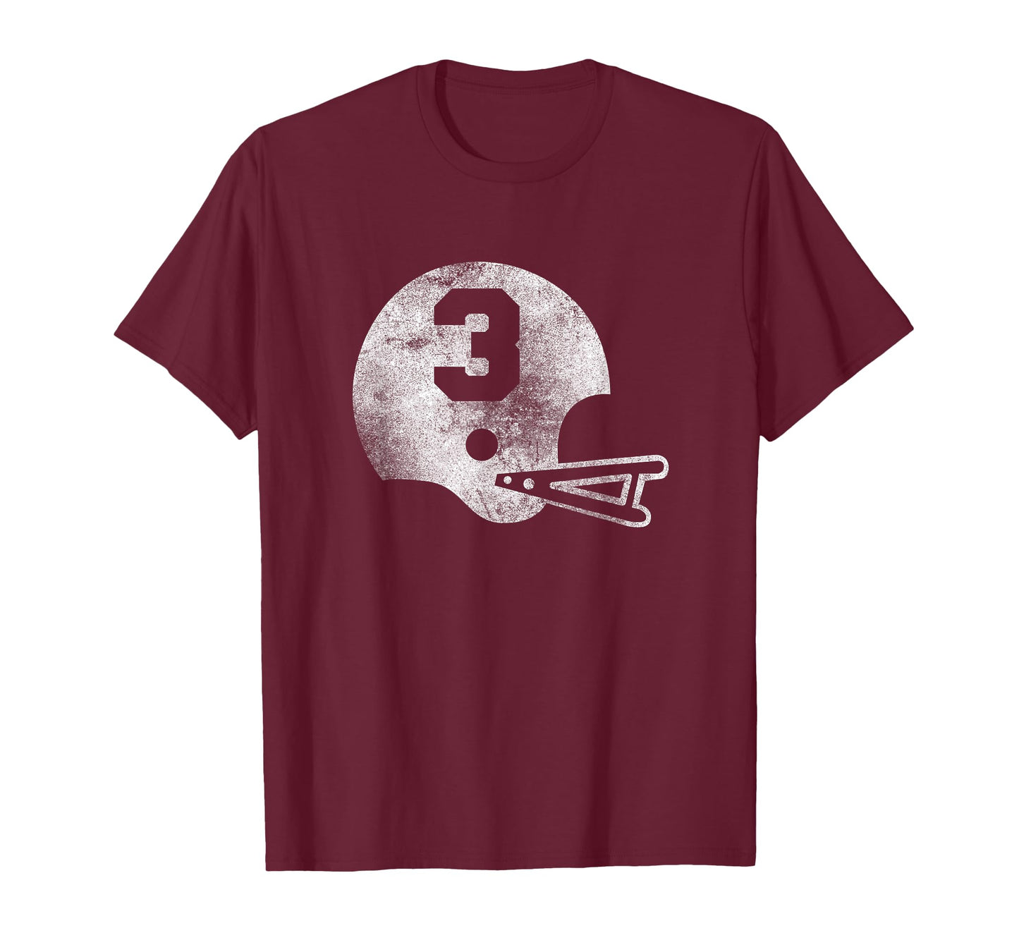 Vintage Football Jersey Number 3 T-Shirt Player Number T-Shirt