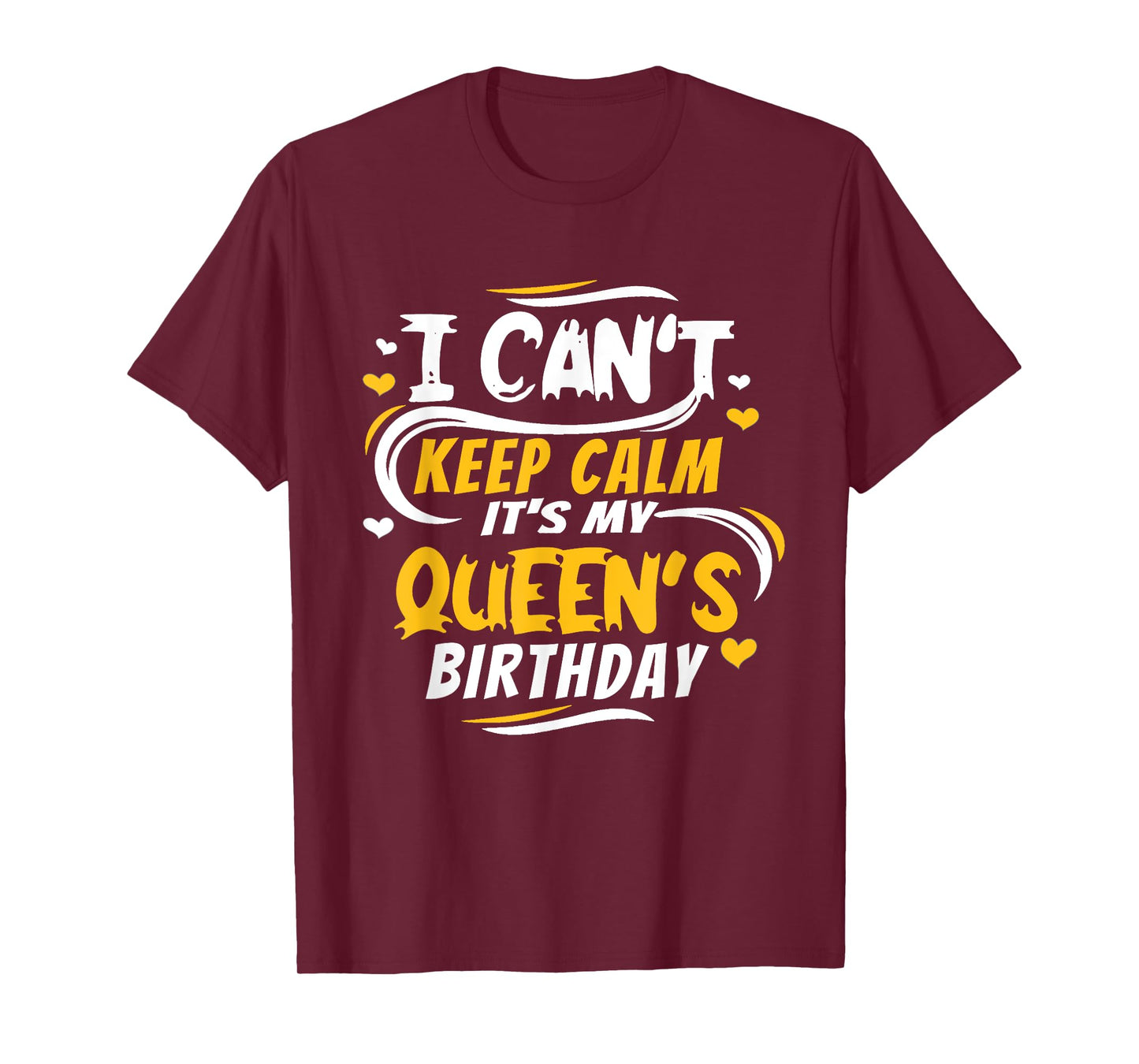 husband wife birthday shirt Gift Its My Queen's Birthday T-Shirt