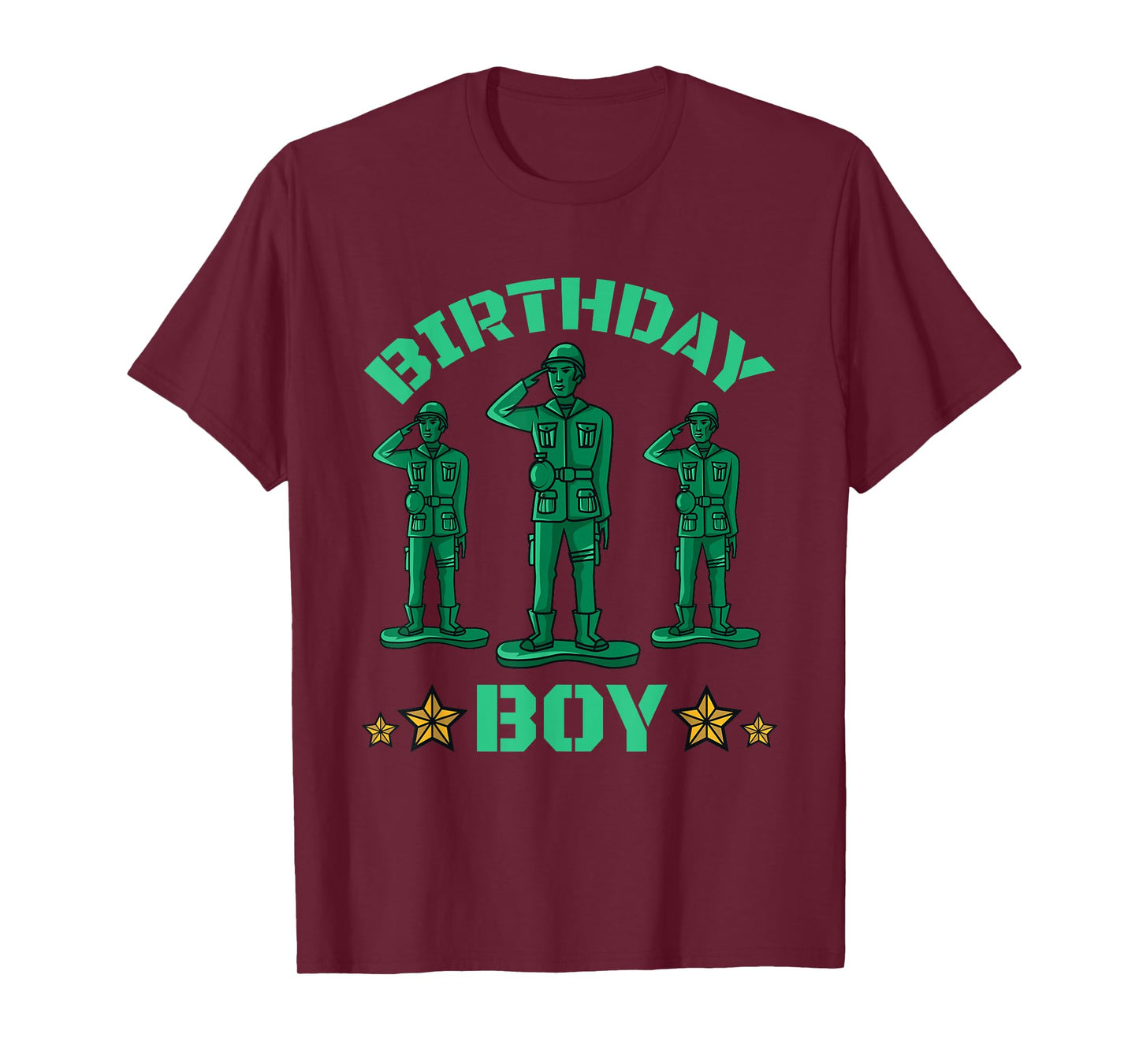 Funny Army Party Decorations Camo Birthday Boy Gift Men Kids T-Shirt