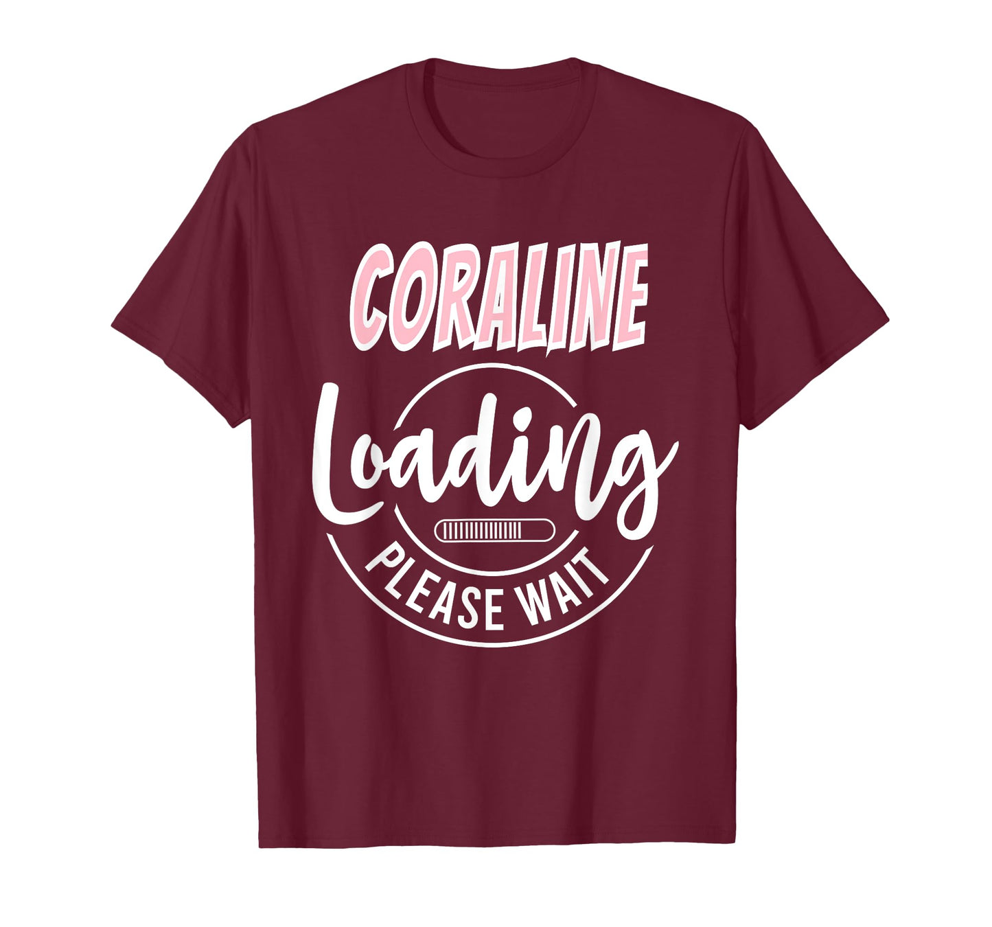 Coraline Custom Personalized Baby Loading Shirt Baby Shower T-Shirt