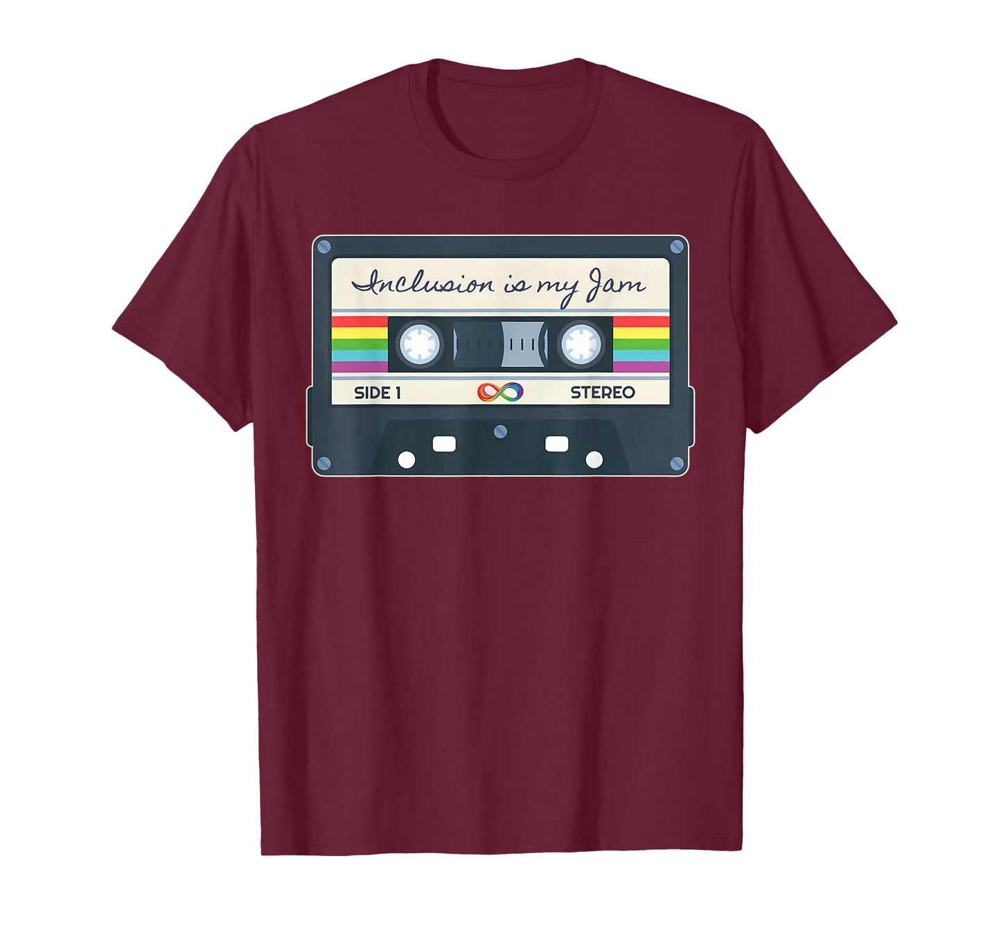 Autism Awareness Inclusion is My Jam SPED Teacher Cassette T-Shirt