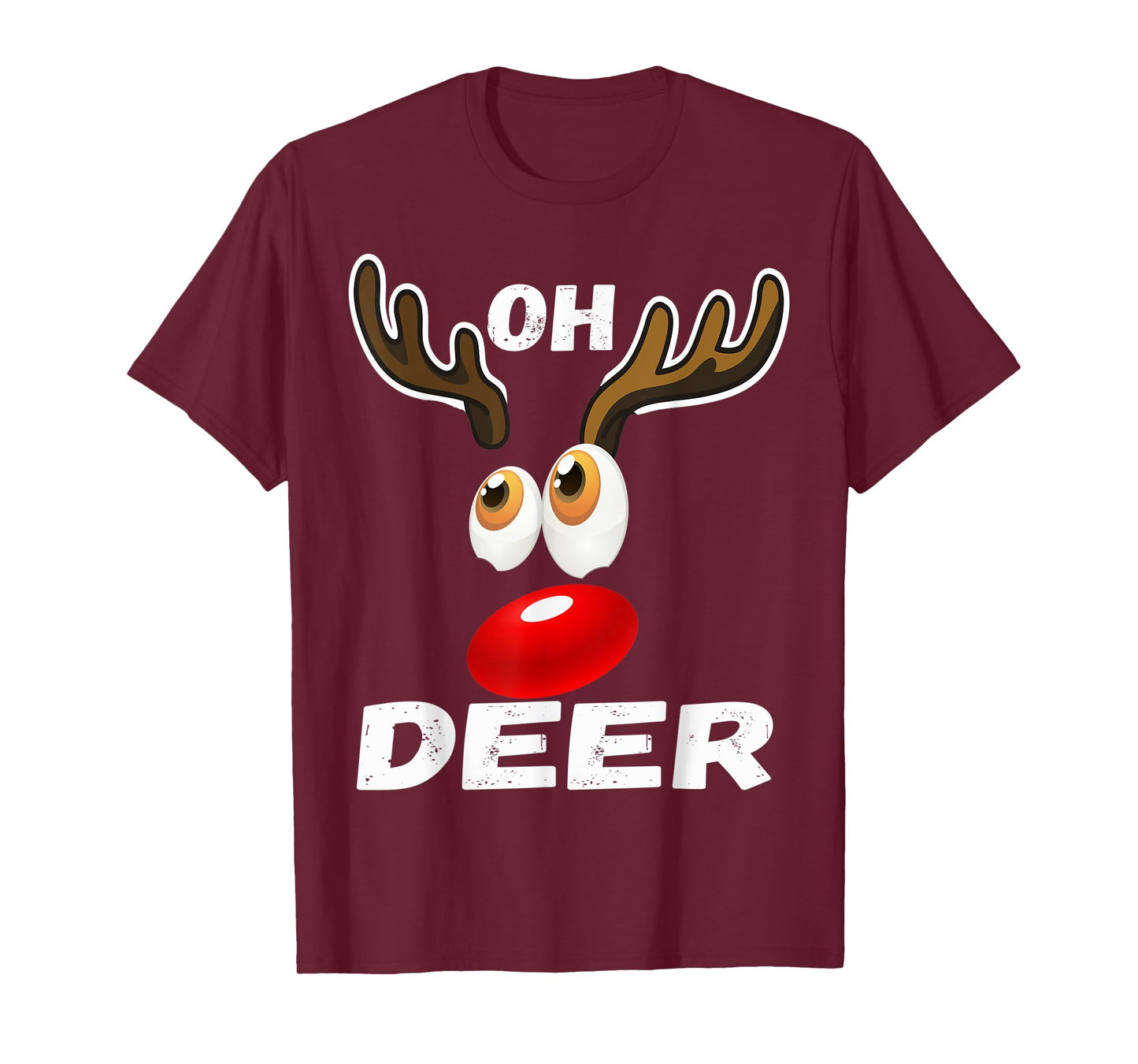 Oh Deer! Christmas Cool Deer Funny Humor Pajama Gifts T-Shirt