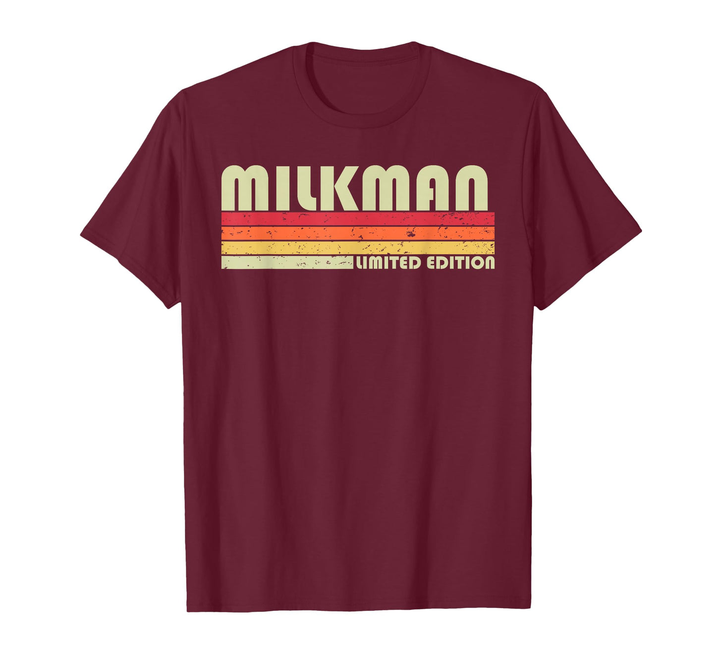 MILKMAN Funny Job Title Profession Birthday Worker Idea T-Shirt