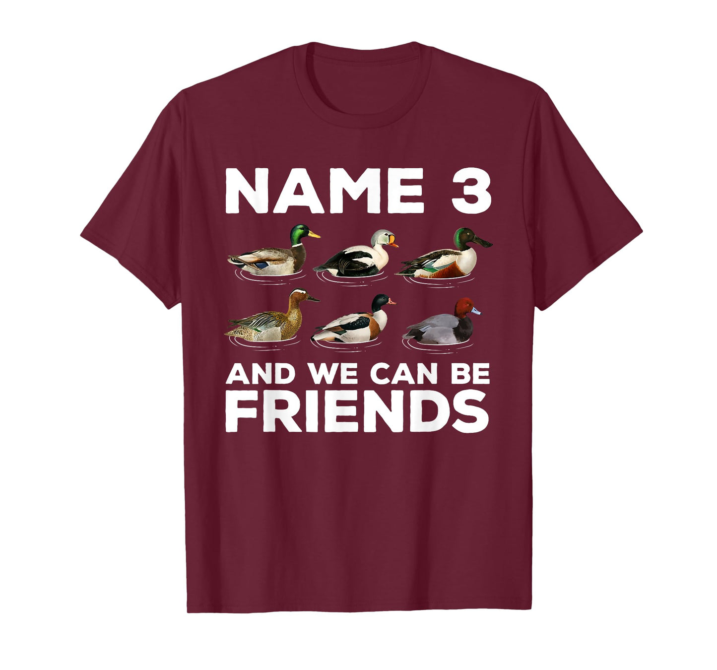 Duck Hunting Design For Men Women Wildlife Hunt Duck Hunter T-Shirt