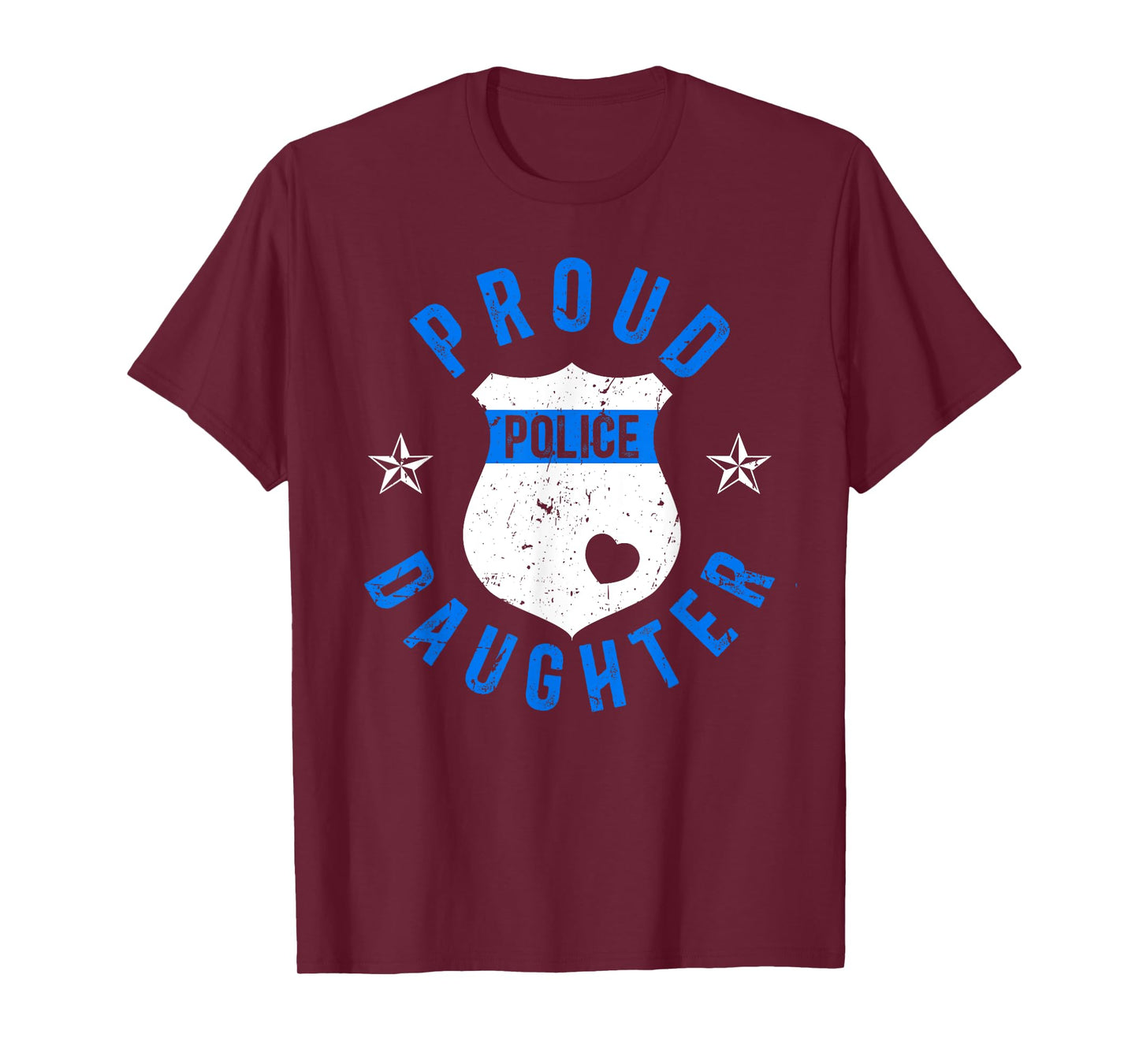 Proud Police Daughter Police Officer Daughter Cop Daughter T-Shirt