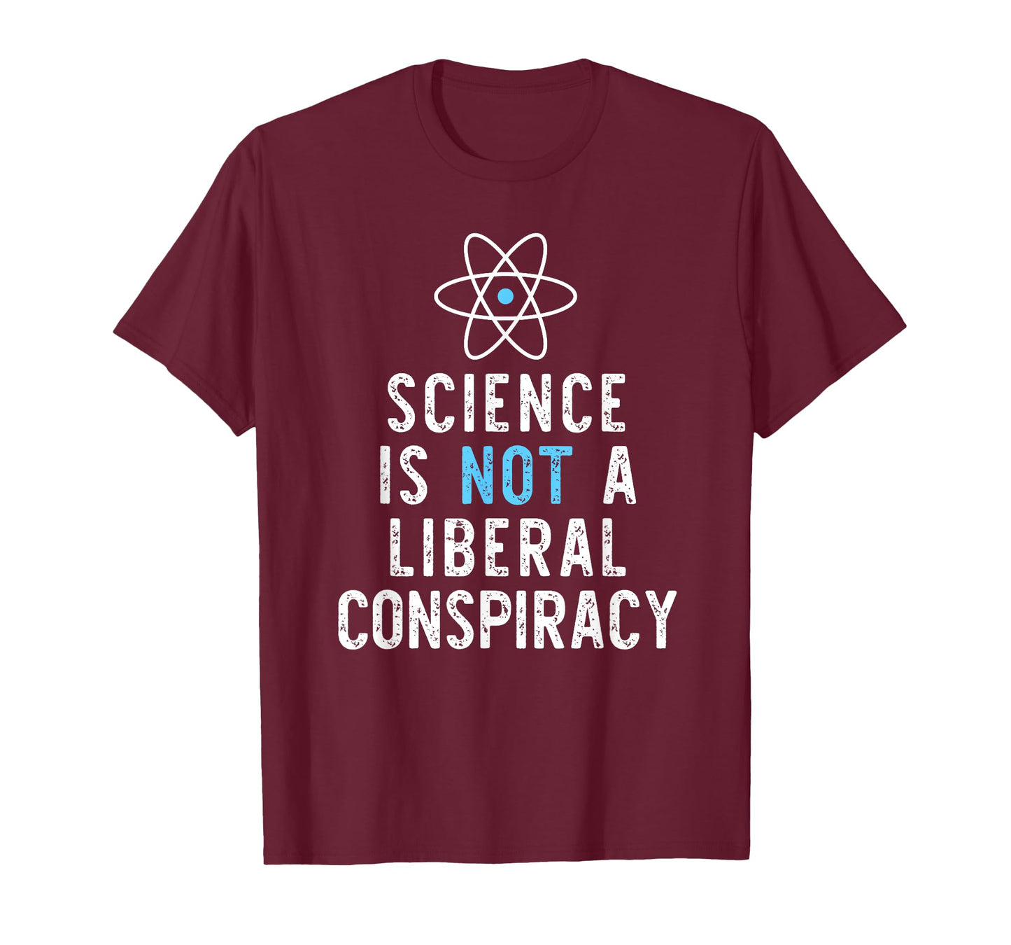 Science Is Not A Liberal Conspiracy Funny Christmas T-Shirt