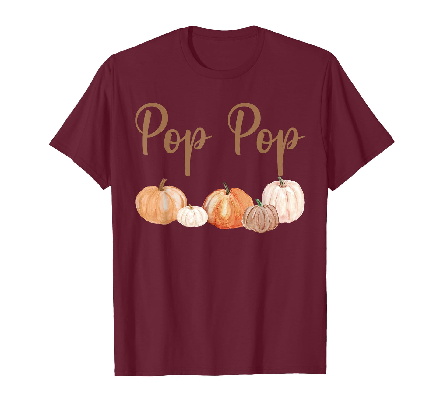 Pop Pop of Little Pumpkin First Birthday Autumn Pumpkin T-Shirt