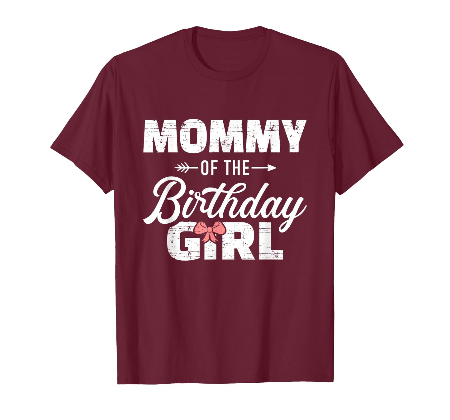 Mommy of the birthday daughter girl matching family for mom T-Shirt