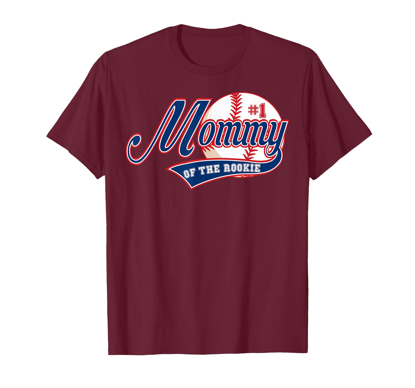 Mommy of Rookie 1st Birthday Baseball Theme Matching Party T-Shirt