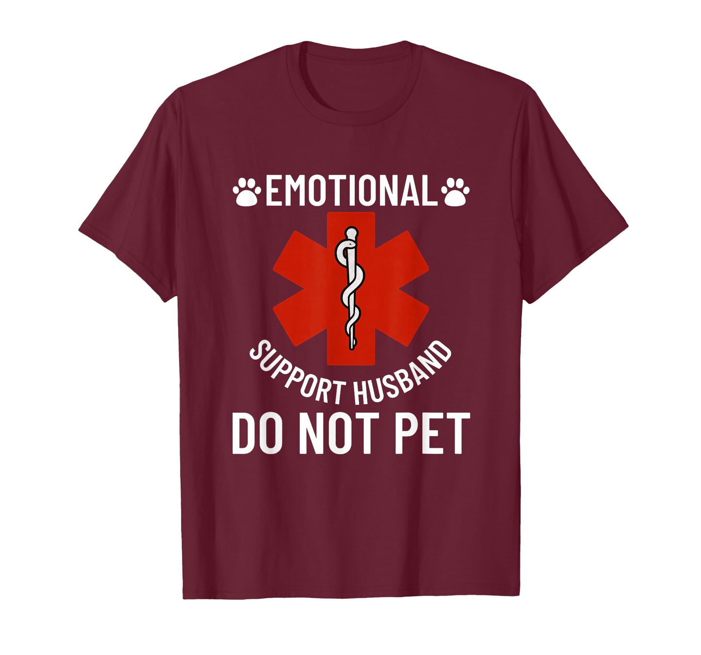 Emotional Support Husband Do Not Pet Funny Husband T-Shirt