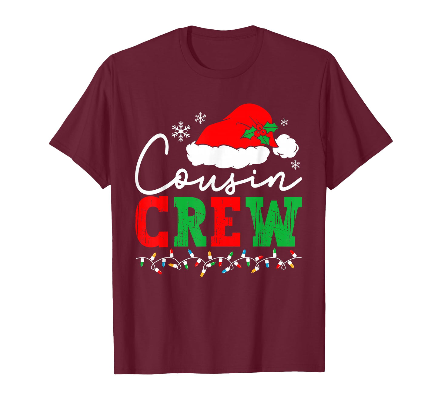 Cousin Crew Christmas Shirts Matching Pajamas for Kids Adult T-Shirt