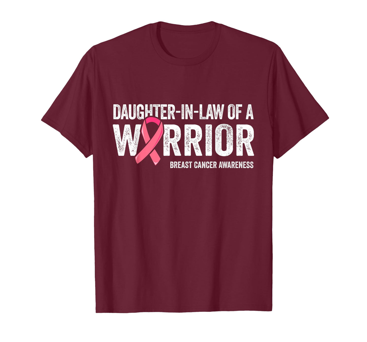 Daughter In Law Of A Warrior Shirt Breast Cancer Mom In Law T-Shirt