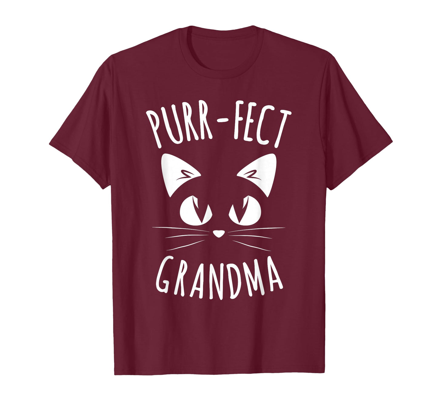 PURR-FECT Grandma Fur Mom Cute Cat Lover Animal Gift T-Shirt