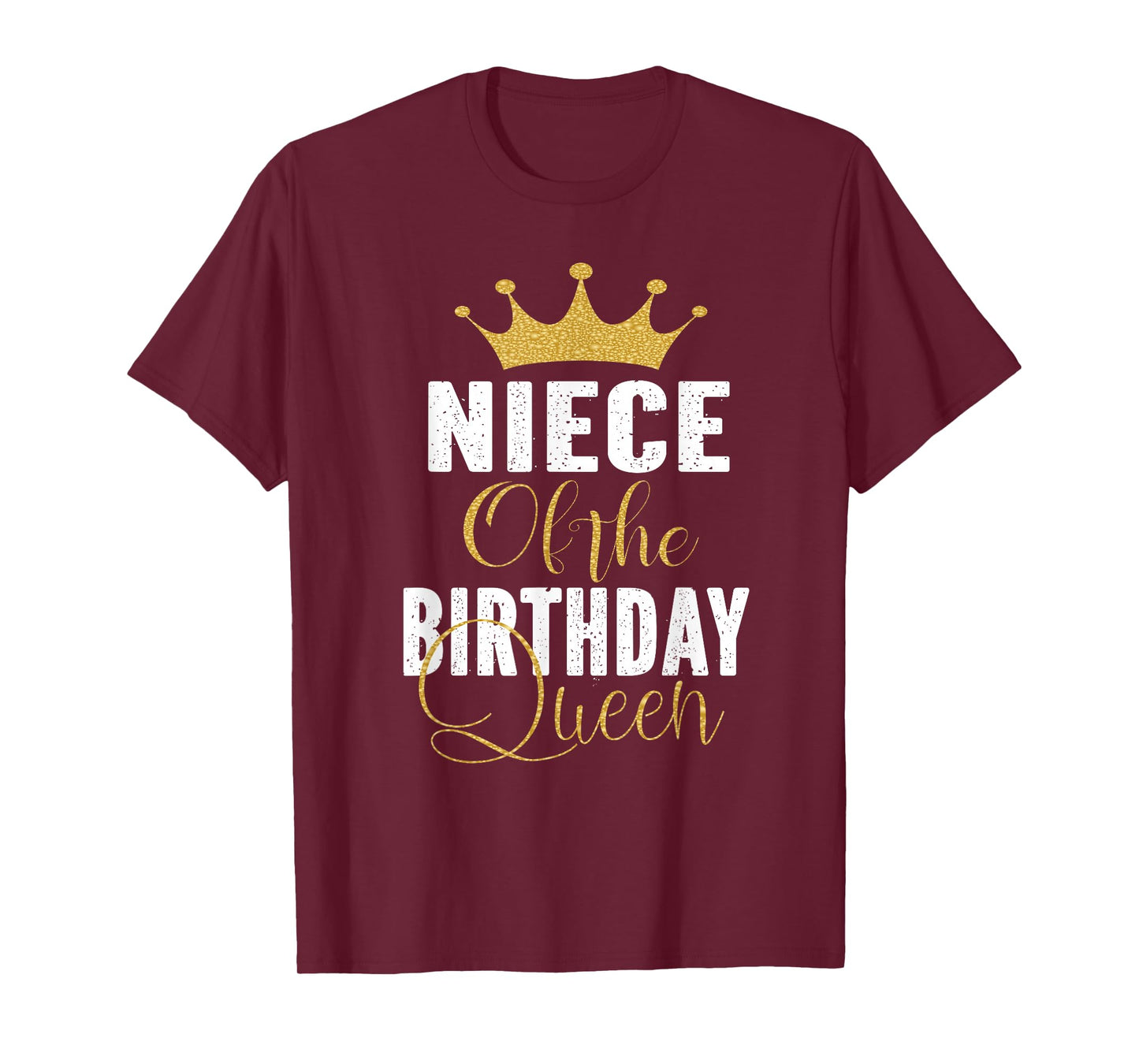 Niece Of The Birthday Queen Women Bday Party Gift For Her T-Shirt