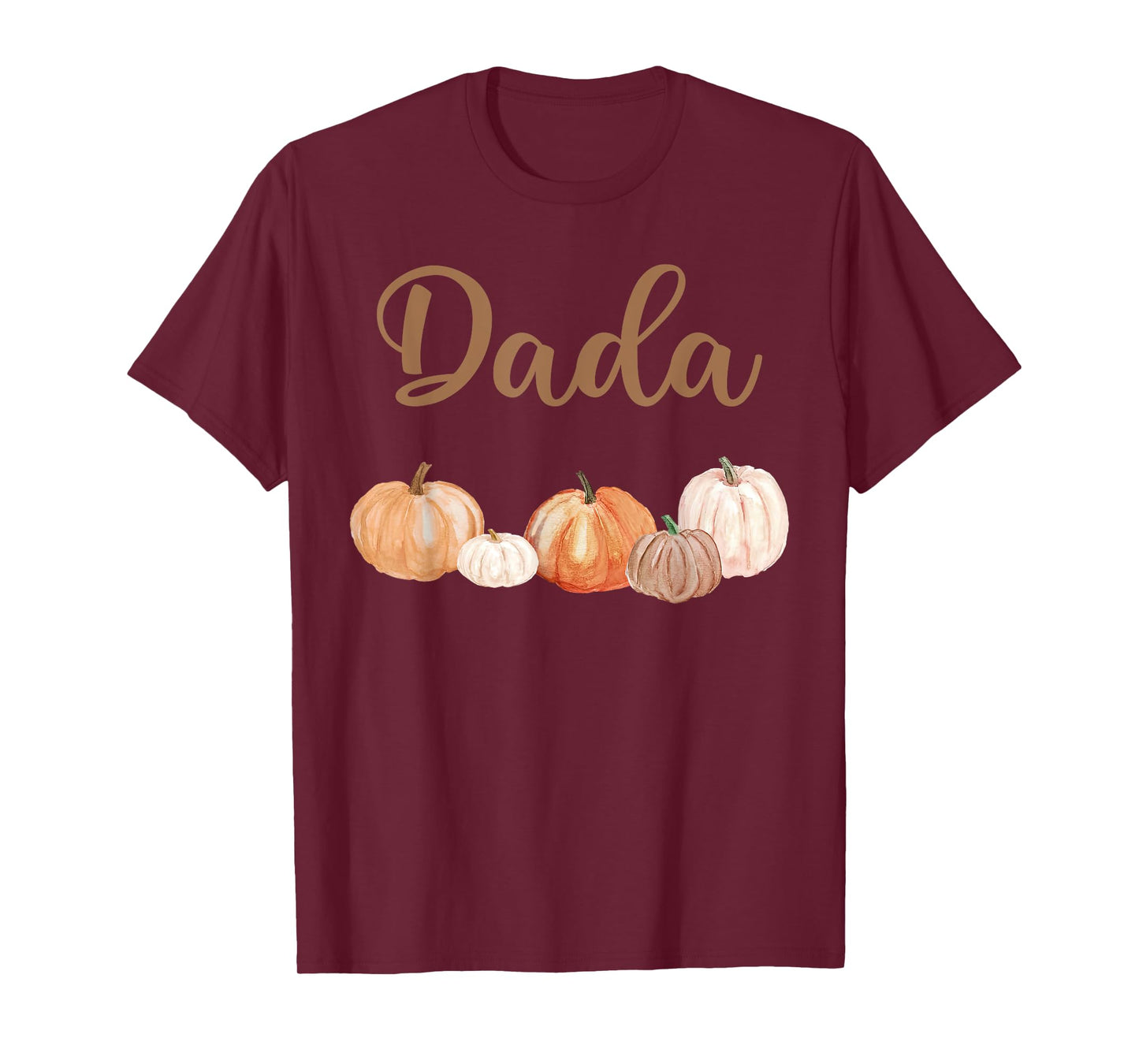 Dada of Little Pumpkin First Birthday Autumn Pumpkin T-Shirt