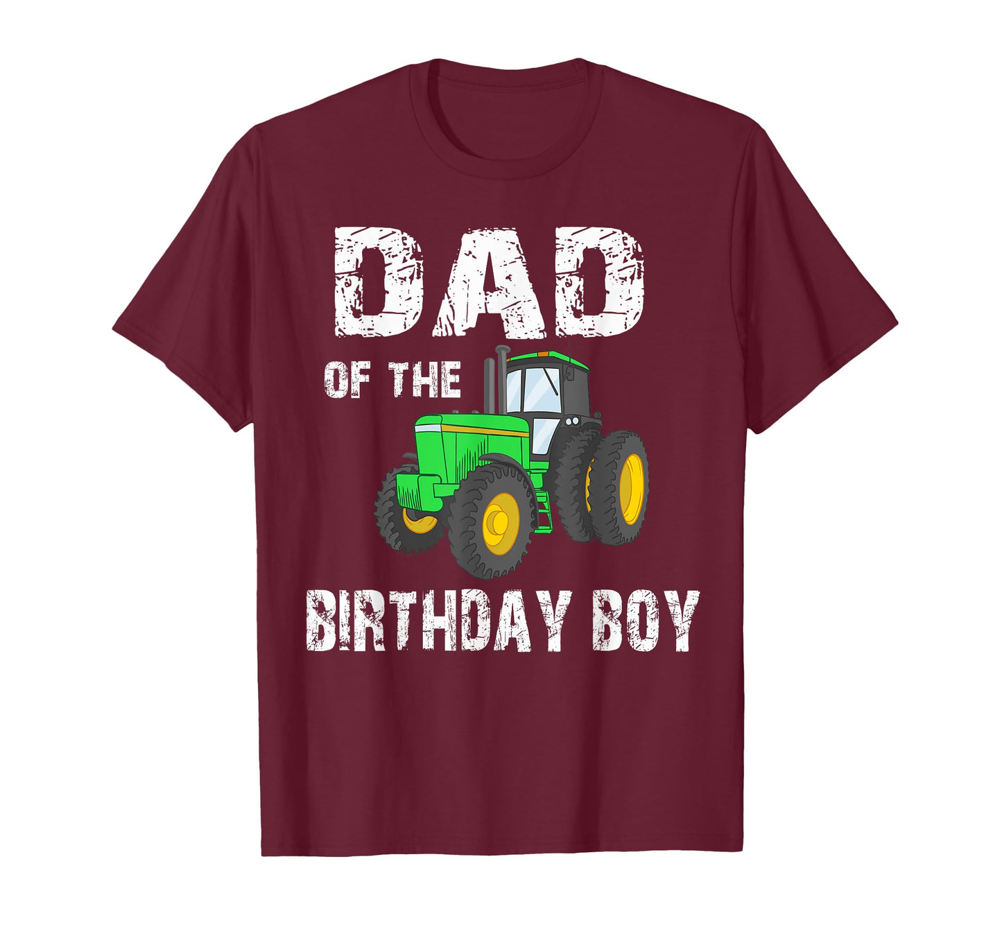 Dad of the Birthday Boy Vintage Farm Tractor Party family T-Shirt