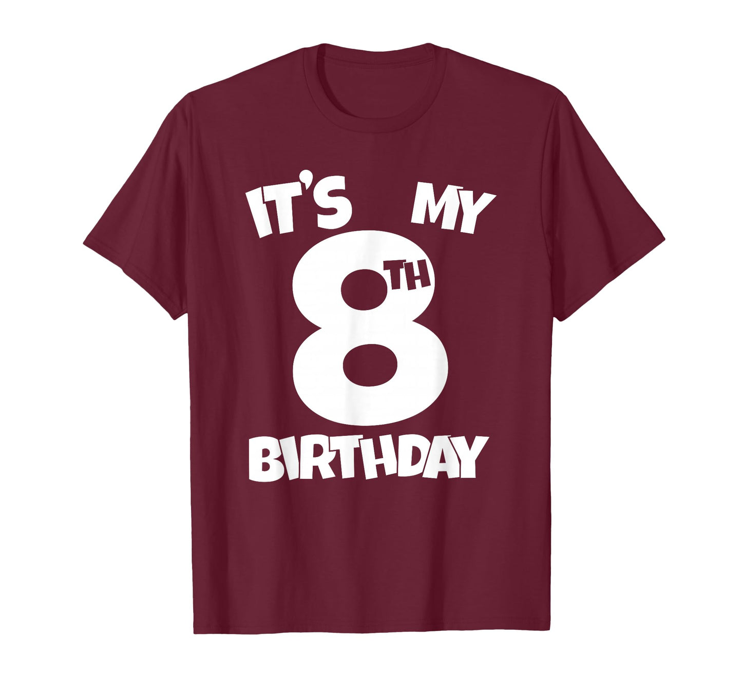 It's My 8th Birthday 8 Years Old Happy Eight B-day Celebrant T-Shirt