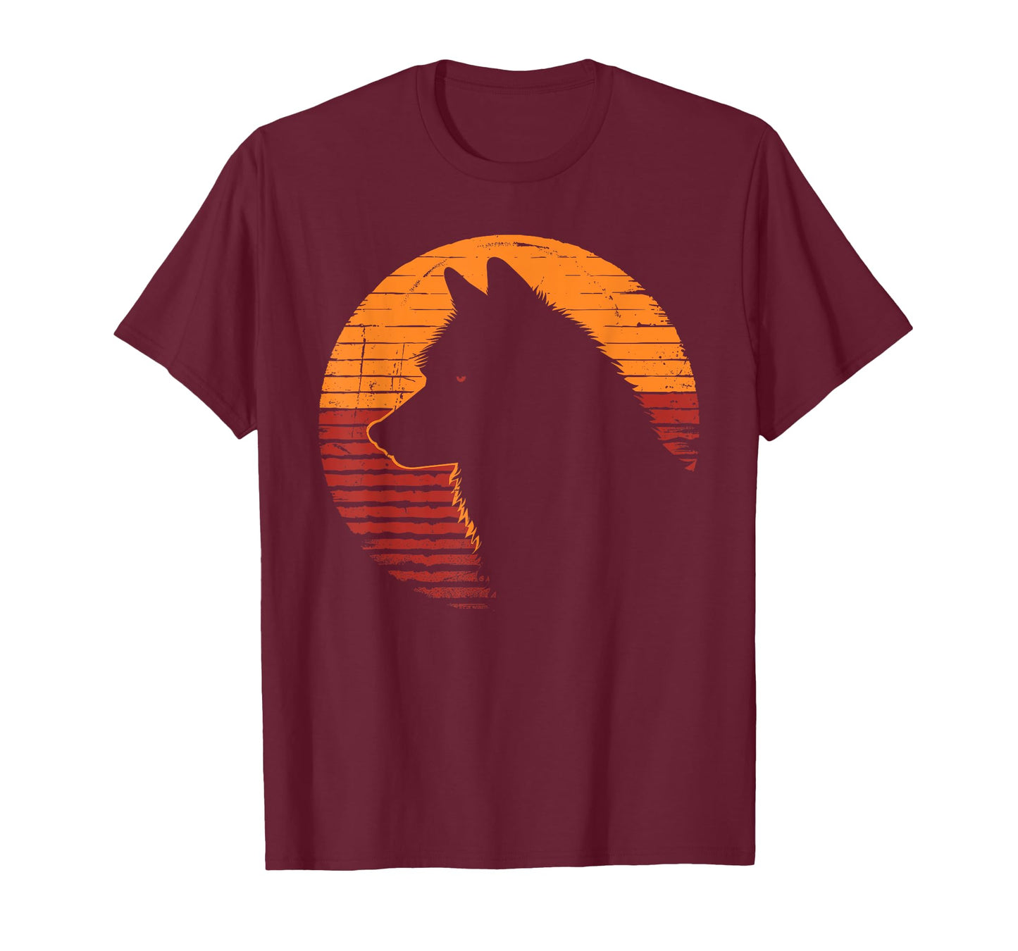 Wolf Retro Vintage 80s 90s - Wolf Wild Animals Lover Gift T-Shirt