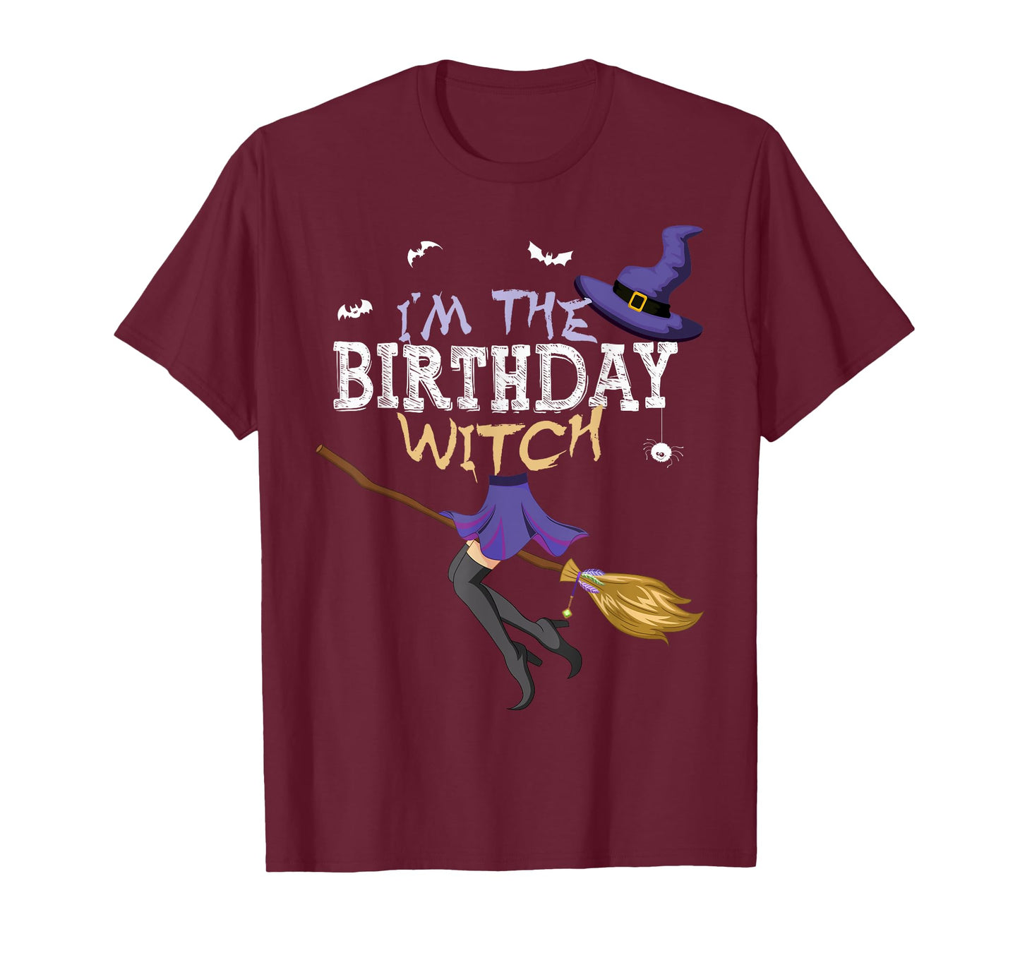 Funny Halloween I'm the Birthday Witch Matching Group T-Shirt