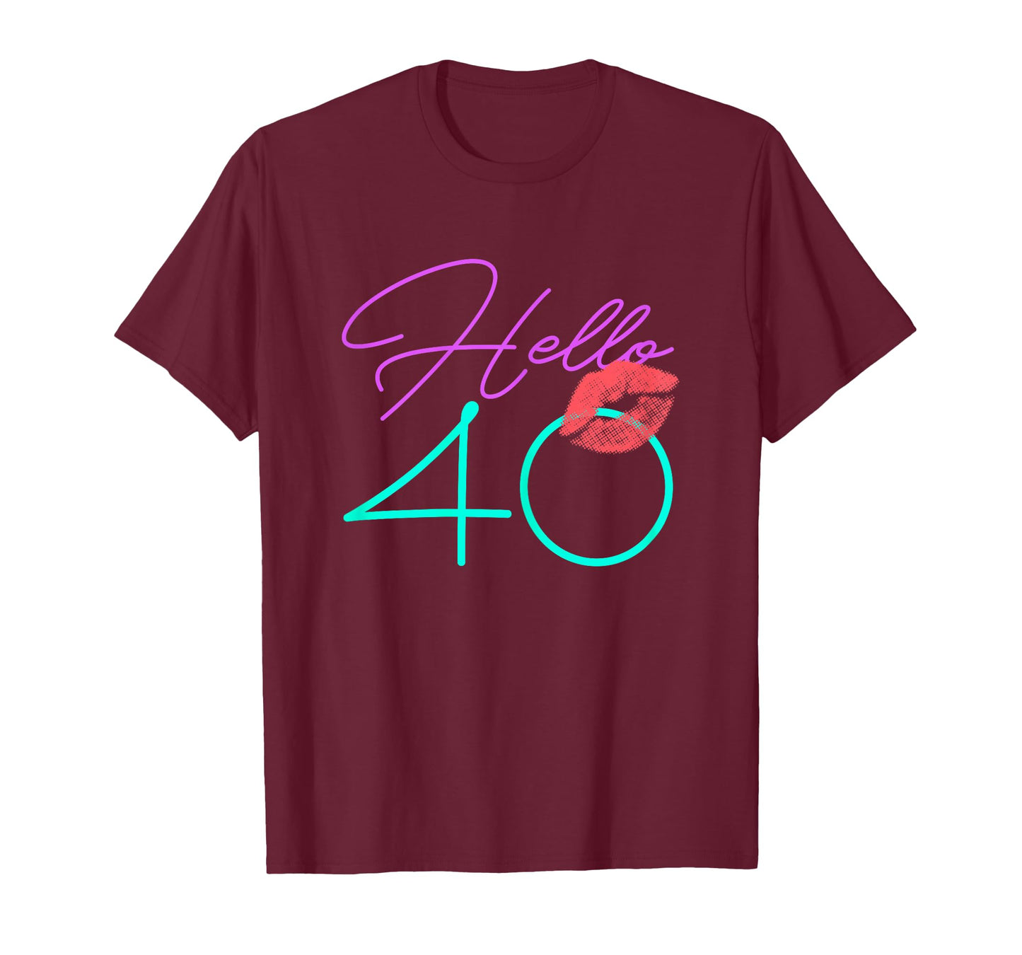 40th Birthday Funny Pink Women Gift T-Shirt