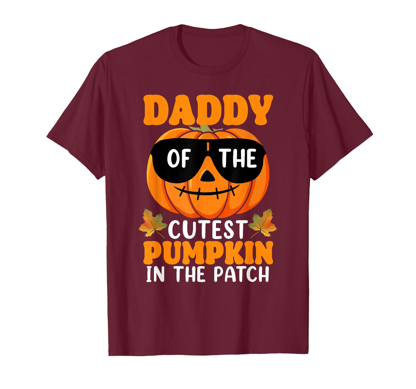 Daddy Of The Cutest Pumpkin In The Patch Halloween T-Shirt
