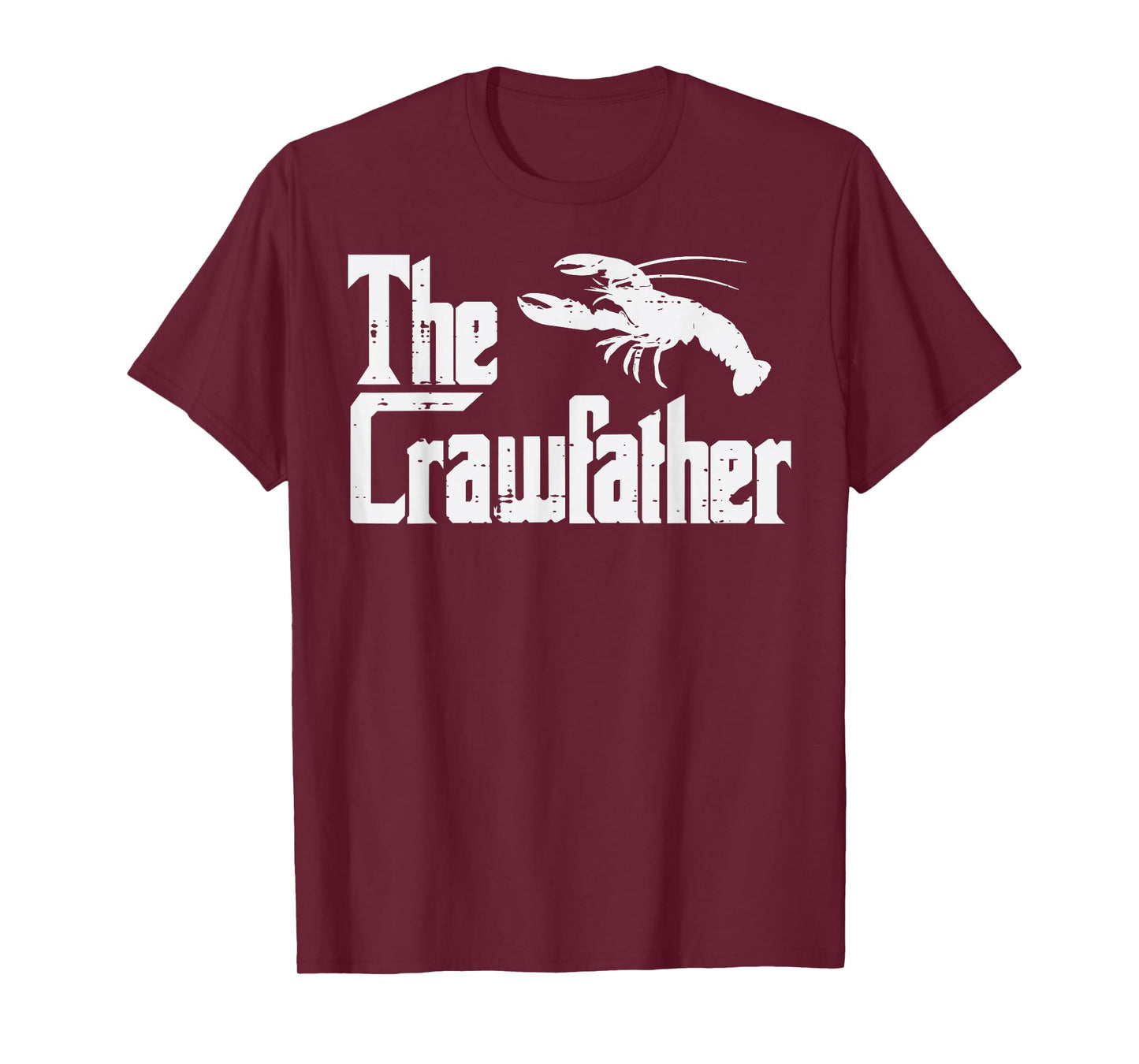 Crawfish The Crawfather Funny Crayfish Parody Dad Papa Men T-Shirt