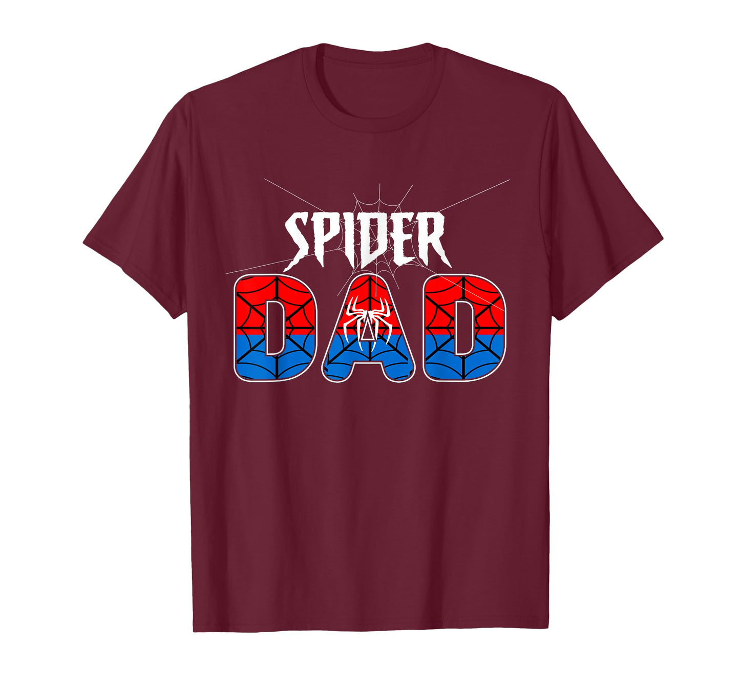 Dad and Mom Spider Family Matching Birthday Halloween T-Shirt