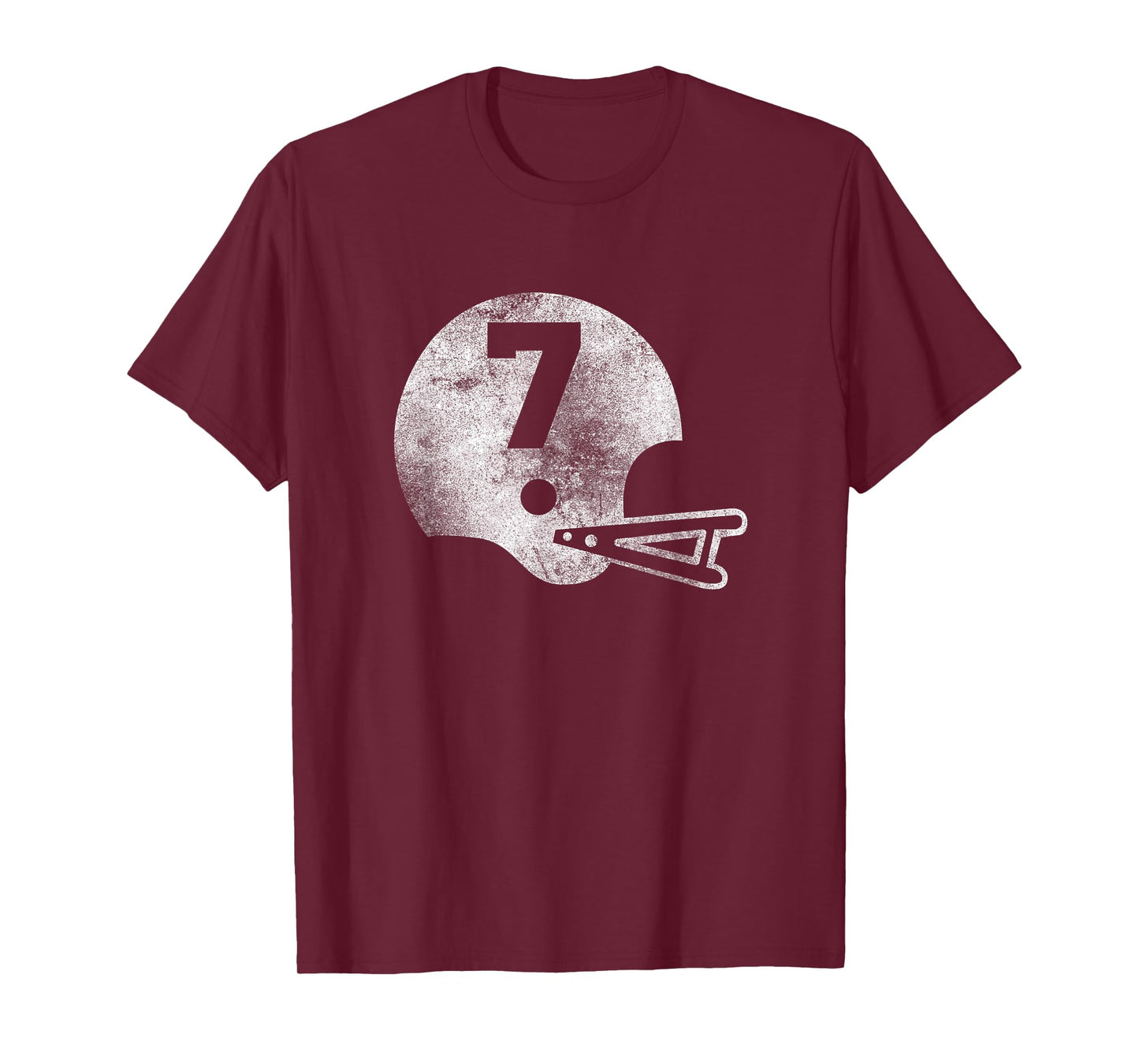 Vintage Football Jersey Number 7 T-Shirt Player Number T-Shirt