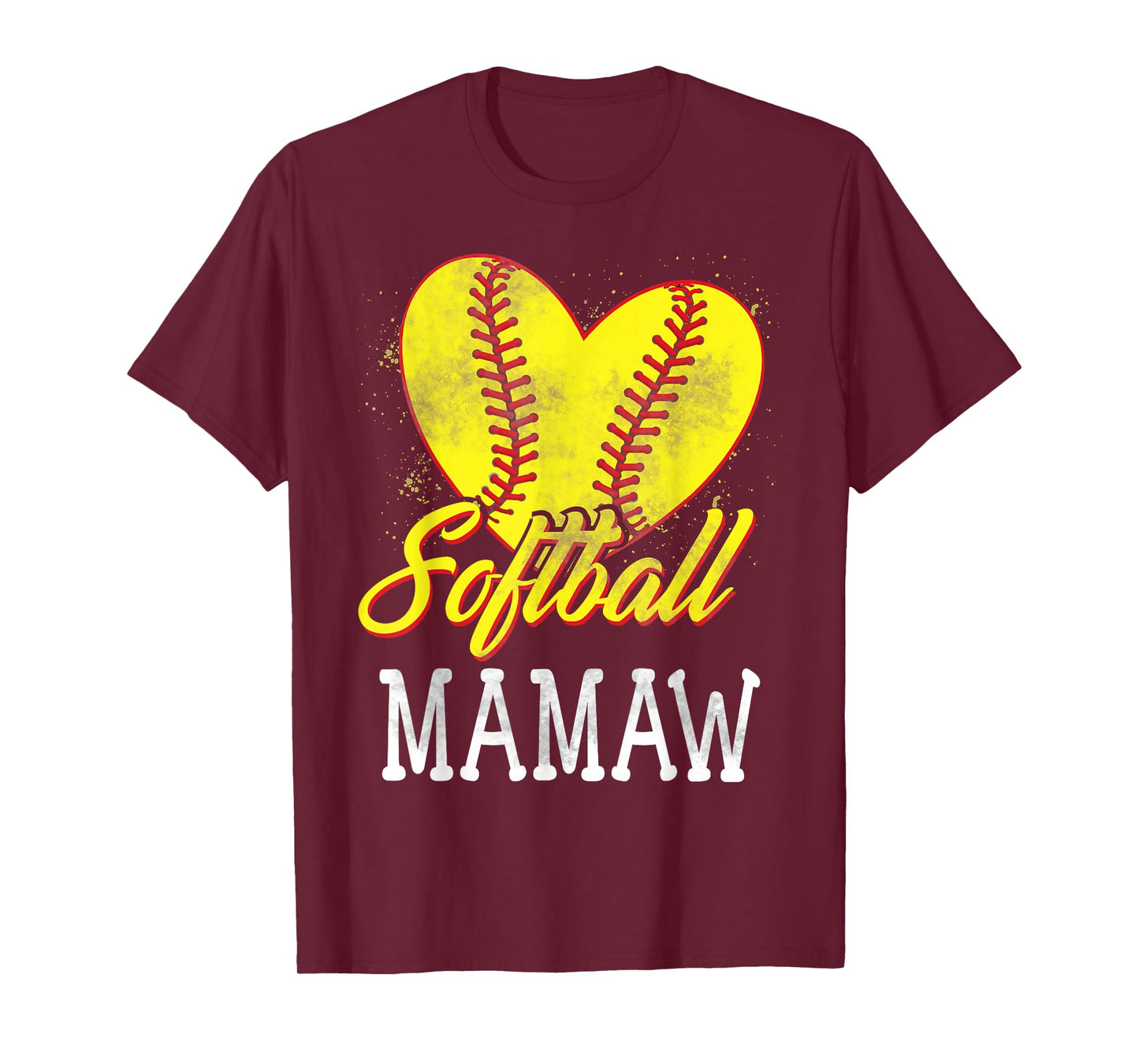 Softball Mamaw T-Shirt Softball Player T-Shirt