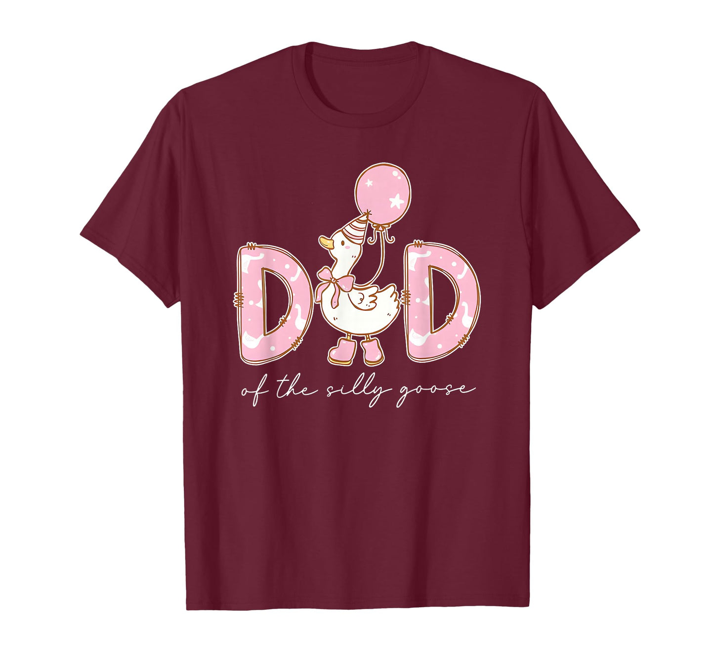 Dad of The Silly Goose Silly Goose Birthday Matching Family T-Shirt